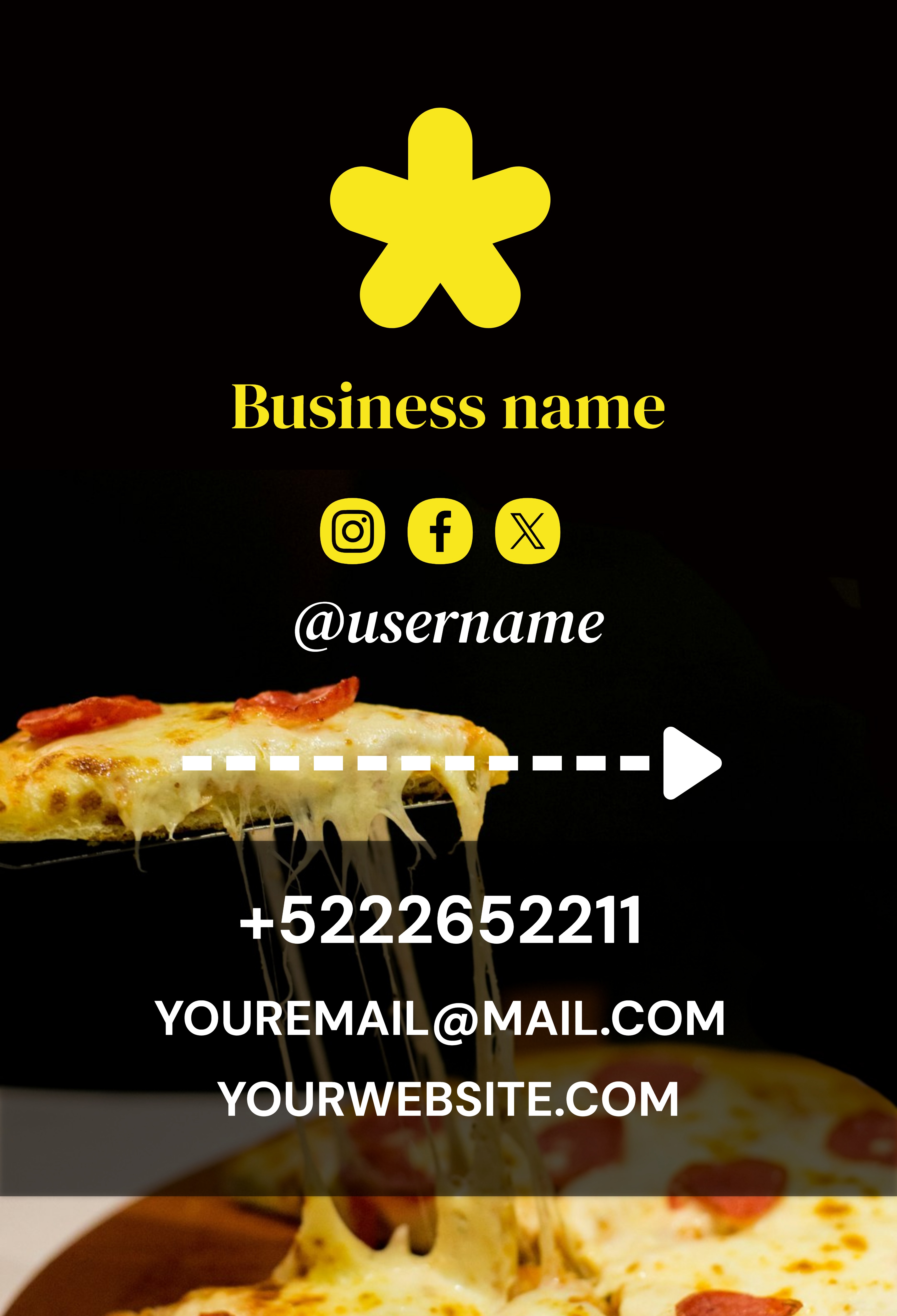 A-frame (24 x 36) Restaurant