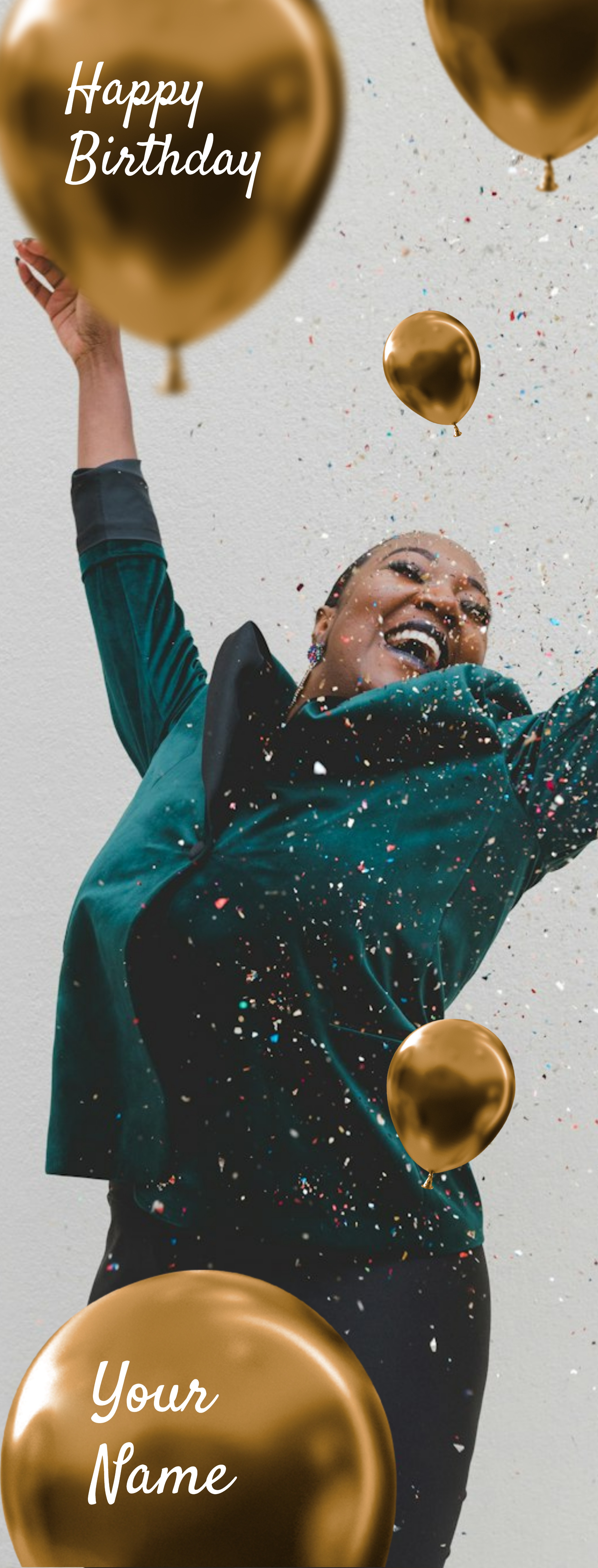 Booster Vinyl Banner (3 x 8) Vertical_Birthday 2 