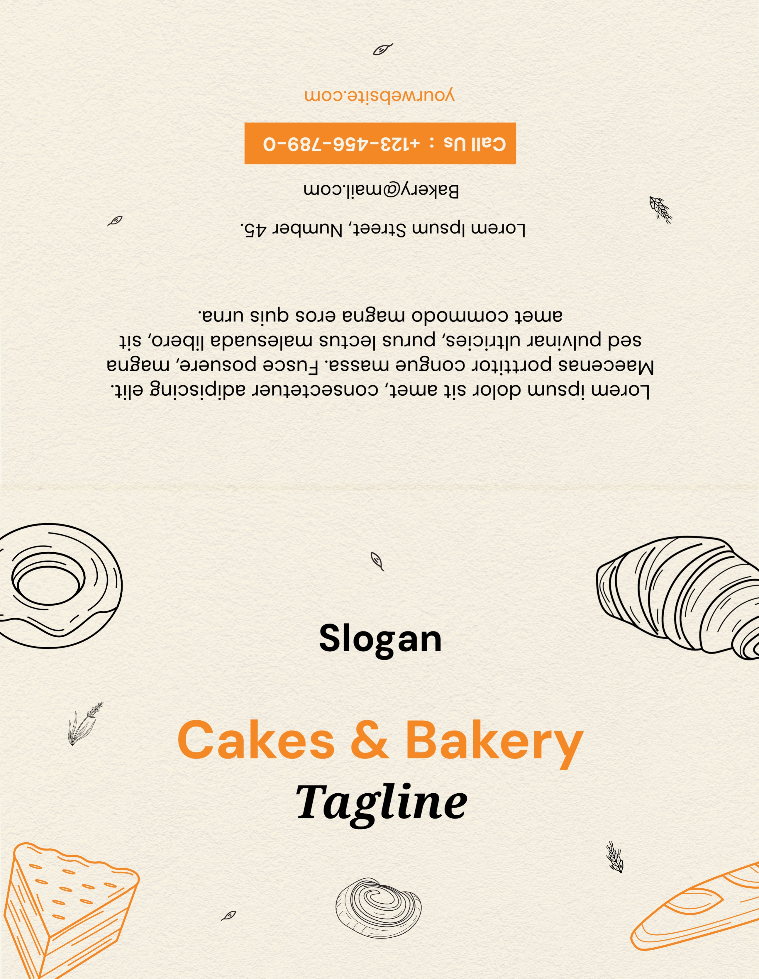 Brochure Half-fold (8.5 x 5.5) Horizontal_Bakery 2