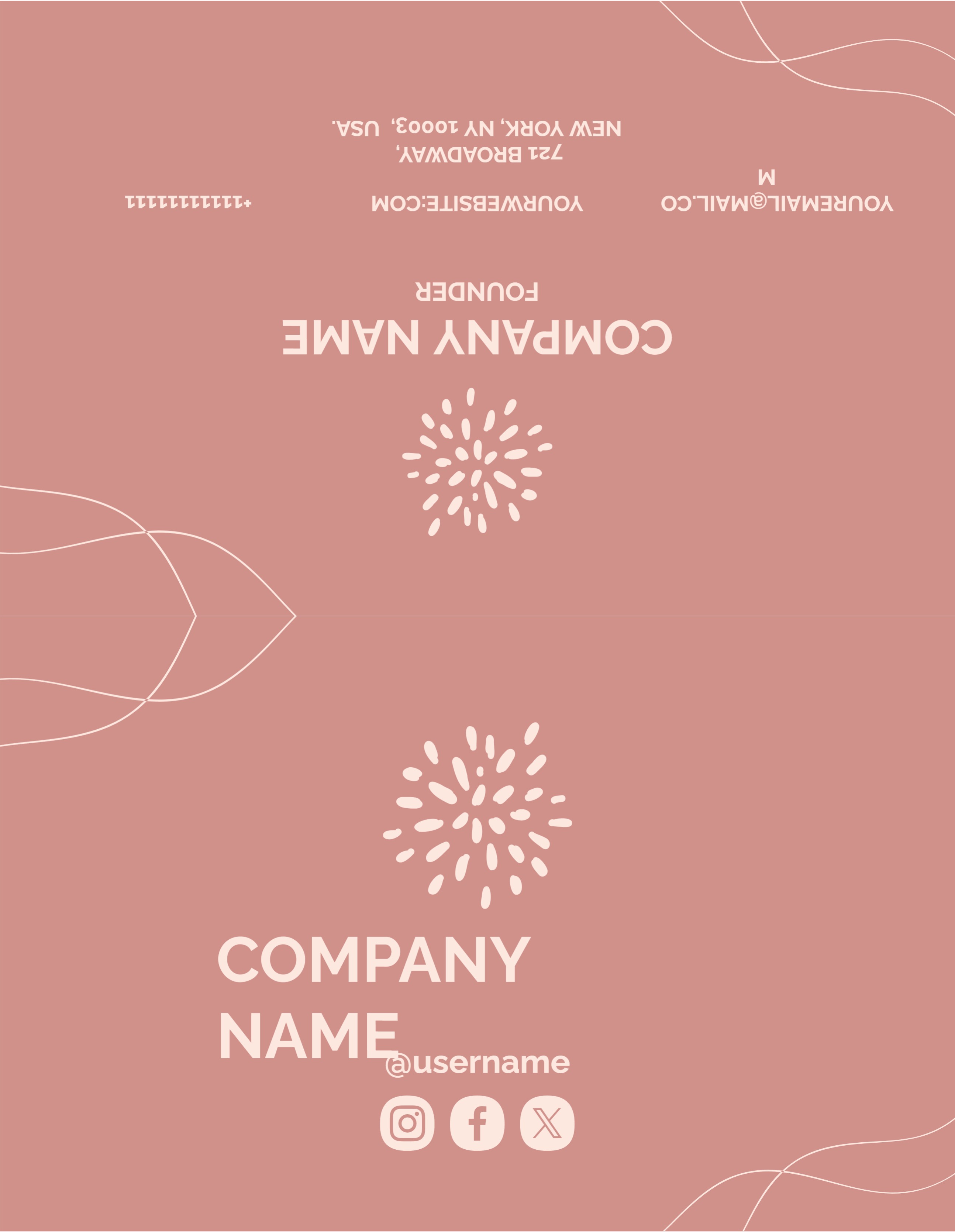Brochure Half-fold (8.5 x 5.5) Horizontal_Beauty Spa 1