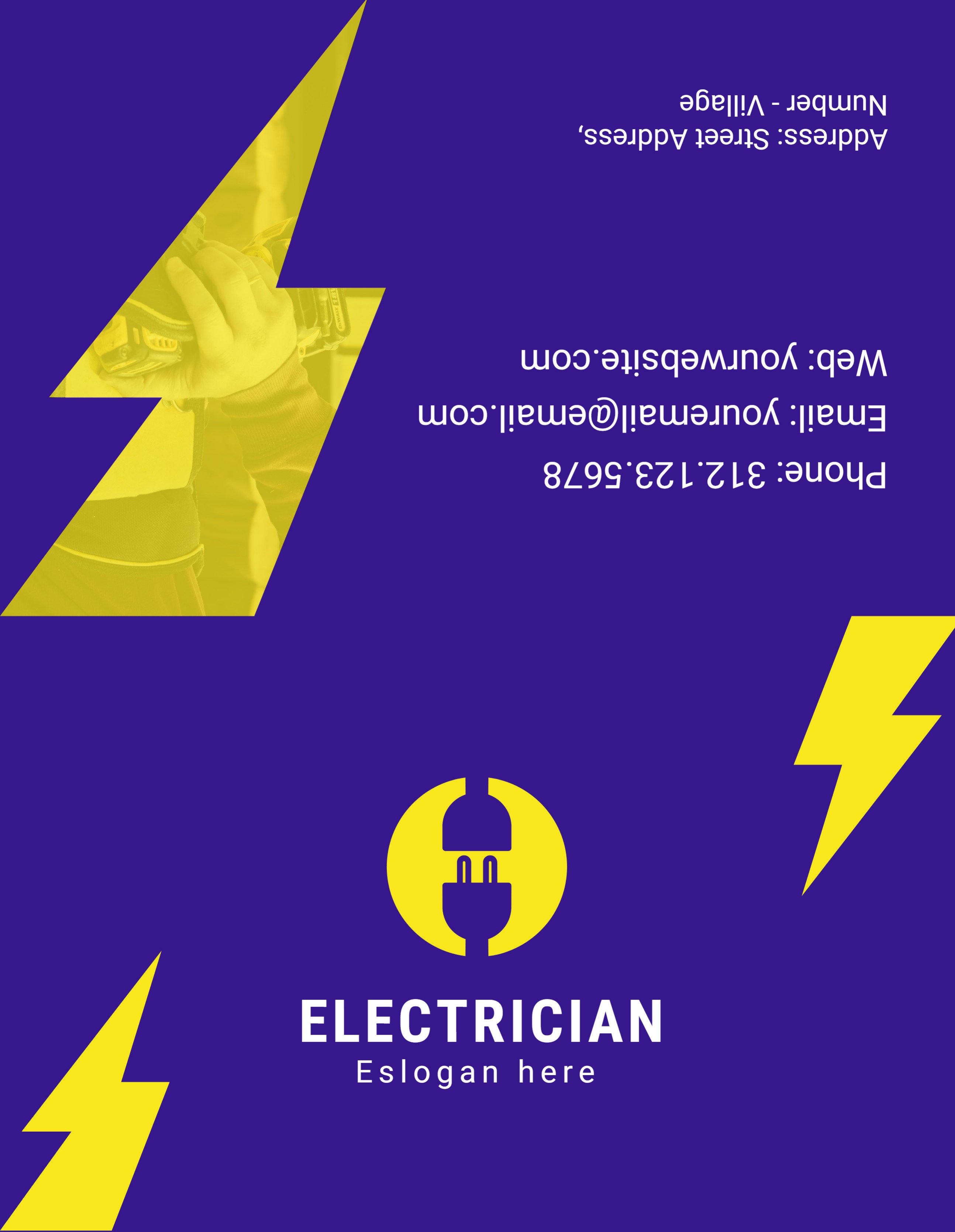 Brochure Half-fold (8.5 x 5.5) Horizontal_Electrician 1