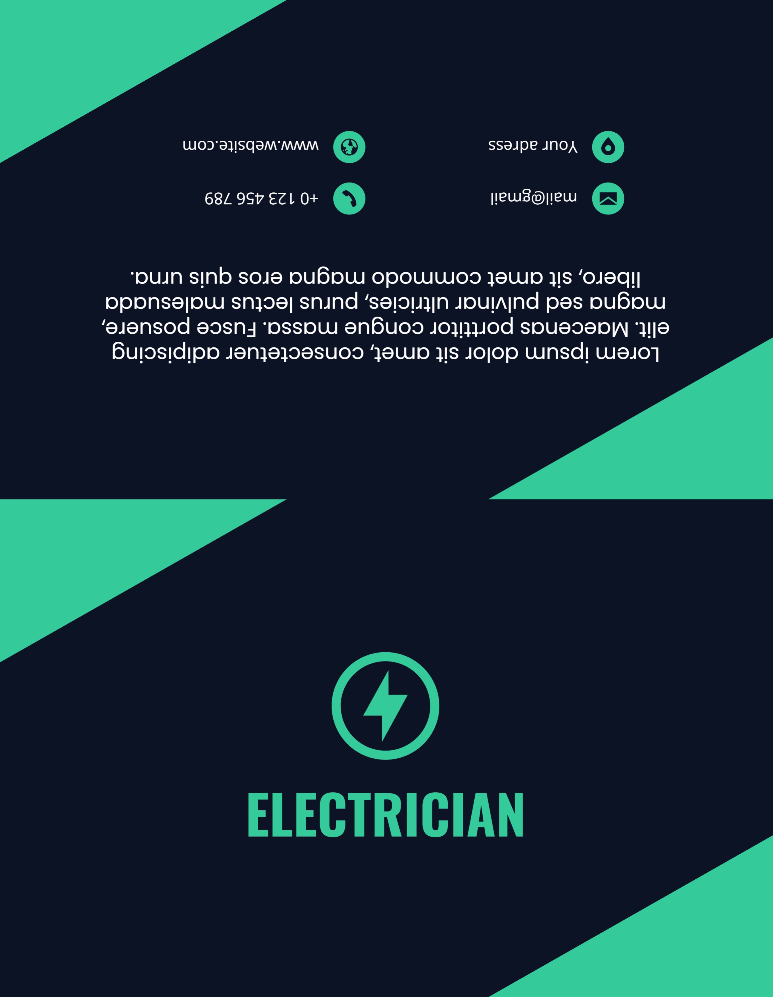 Brochure Half-fold (8.5 x 5.5) Horizontal_Electrician 2