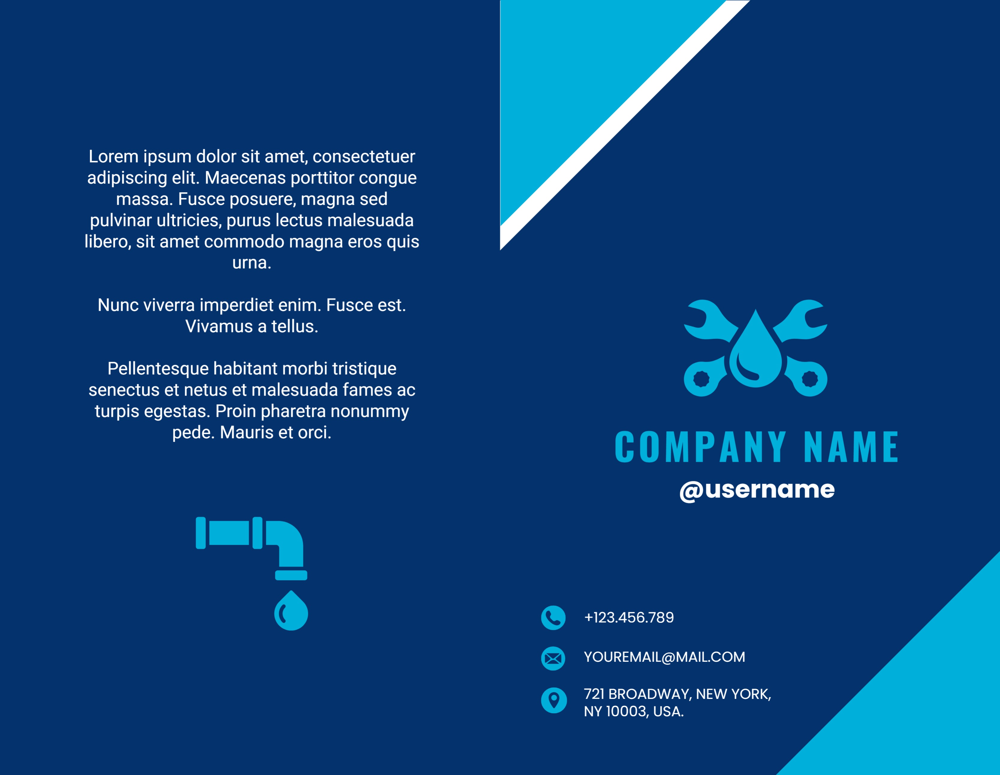 Brochure Half-fold (8.5 x 5.5) Vertical_Plumbing 1