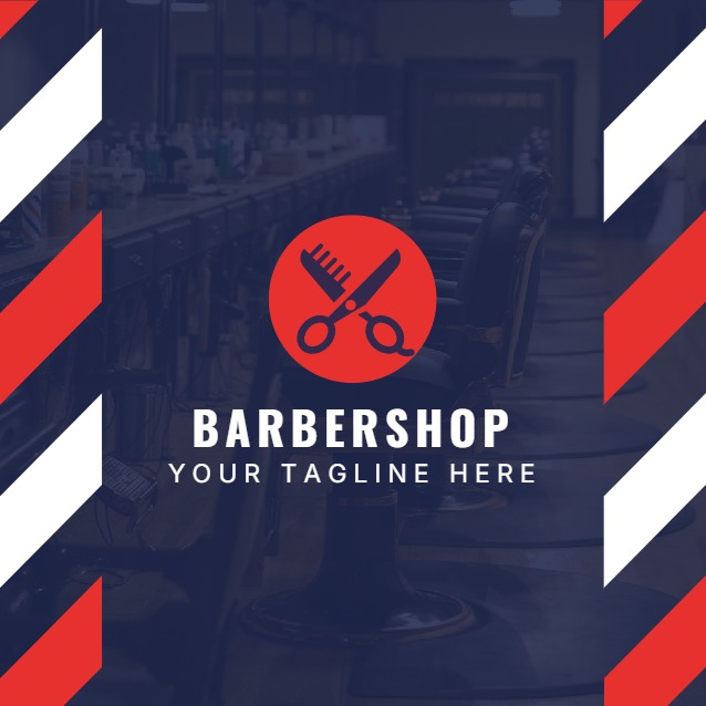 Circle Business Card (2 x 2)_Barbershop 1