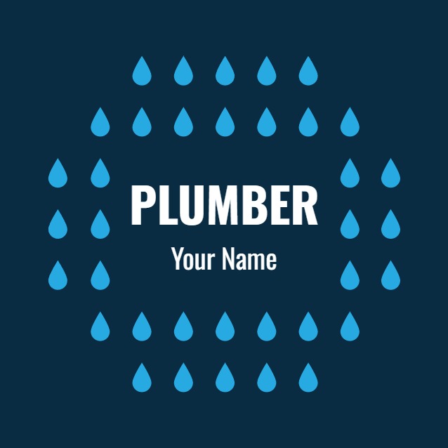 Circle Business Card (2 x 2)_Plumbing 2