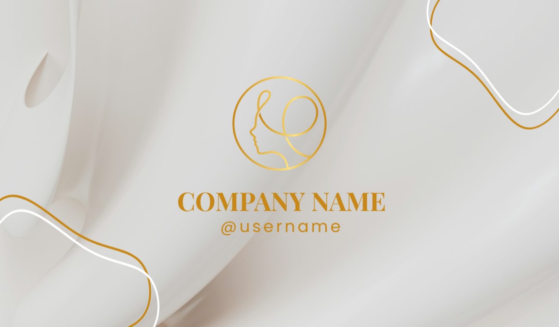 Deluxe Business Card - Horizontal (3.5 x 2) Rounded Corners Beauty Spa 2