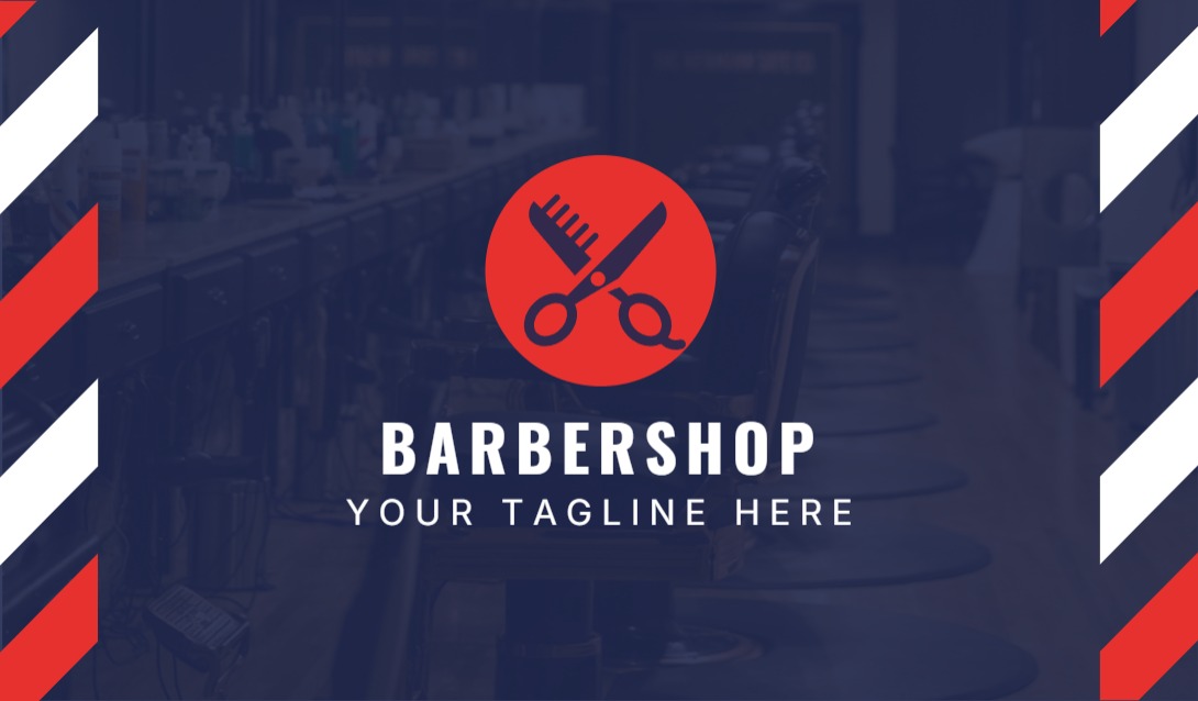 Deluxe Business Card - Horizontal (3.5 x 2) Rounded Corners_Barbershop 1