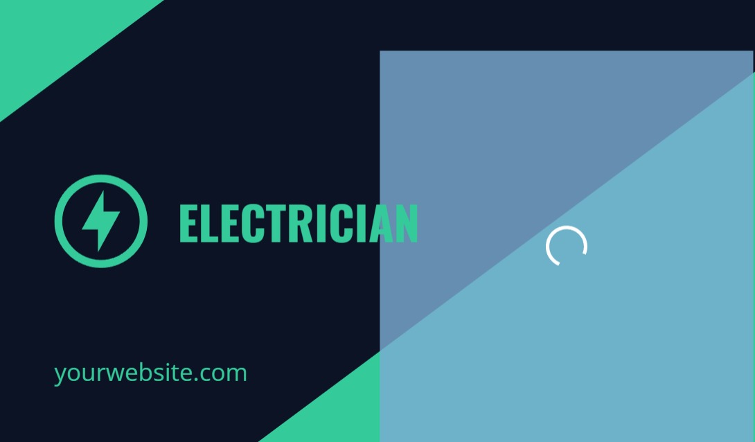 Deluxe Business Card - Horizontal (3.5 x 2) Rounded Corners_Electrician 2