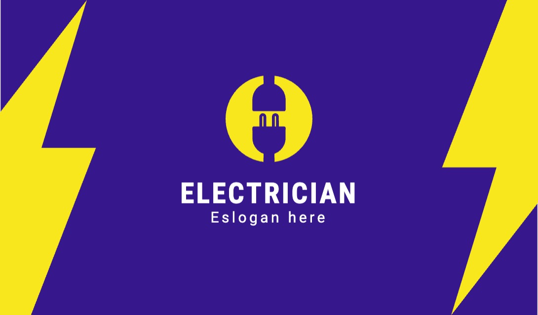 Deluxe Business Card - Horizontal (3.5 x 2)_2 Rounded Corners_Electrician 1