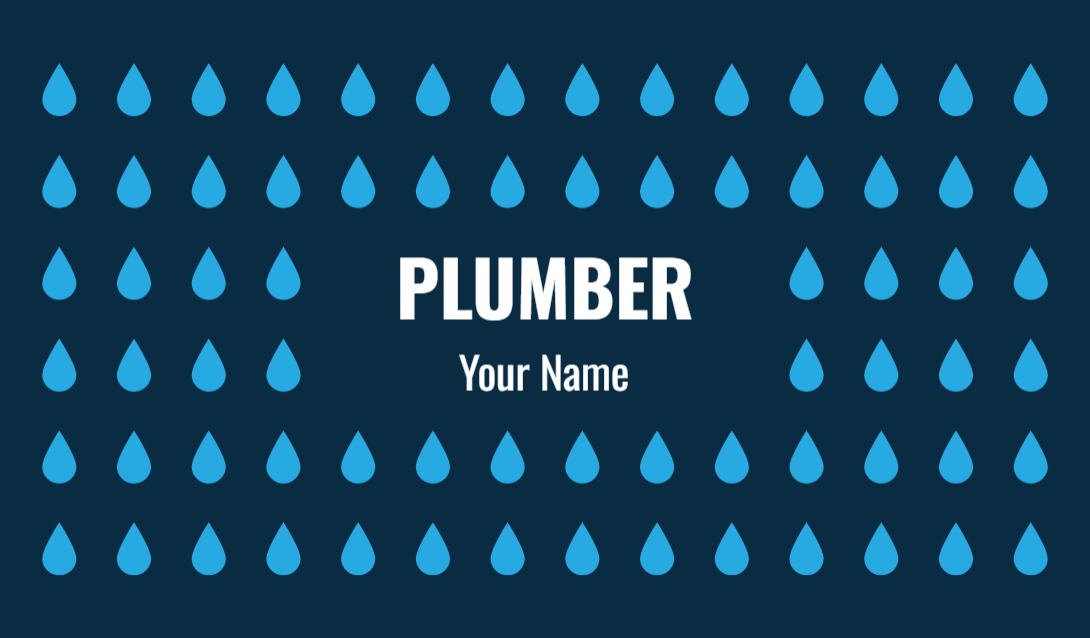 Deluxe Business Card - Horizontal (3.5 x 2)_2 Rounded Corners_Plumbing 2