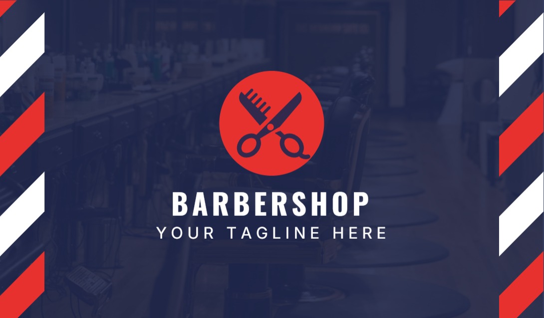 Deluxe Business Card - Horizontal (3.5 x 2)_Barbershop 1