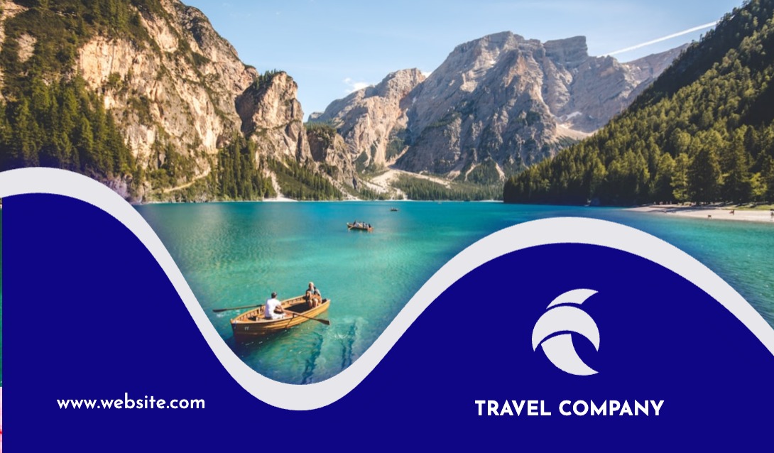 Deluxe Business Card - Horizontal (3.5 x 2)Travel Agency_2 Rounded Corners