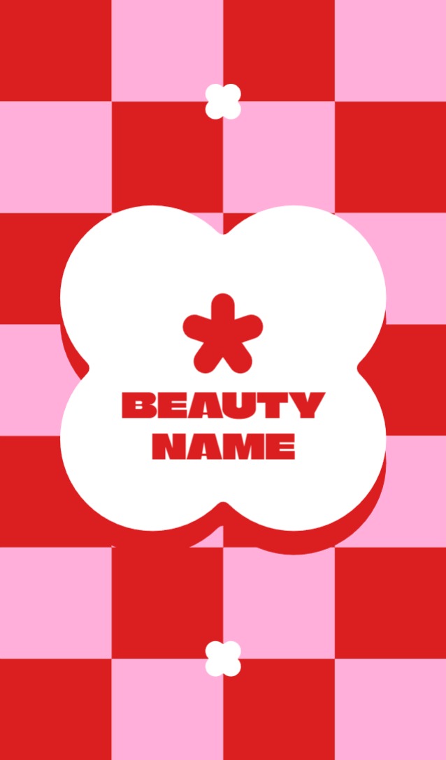 Deluxe Business card - Vertical (2 x 3.5) Rounded Corners_Beauty Spa 3