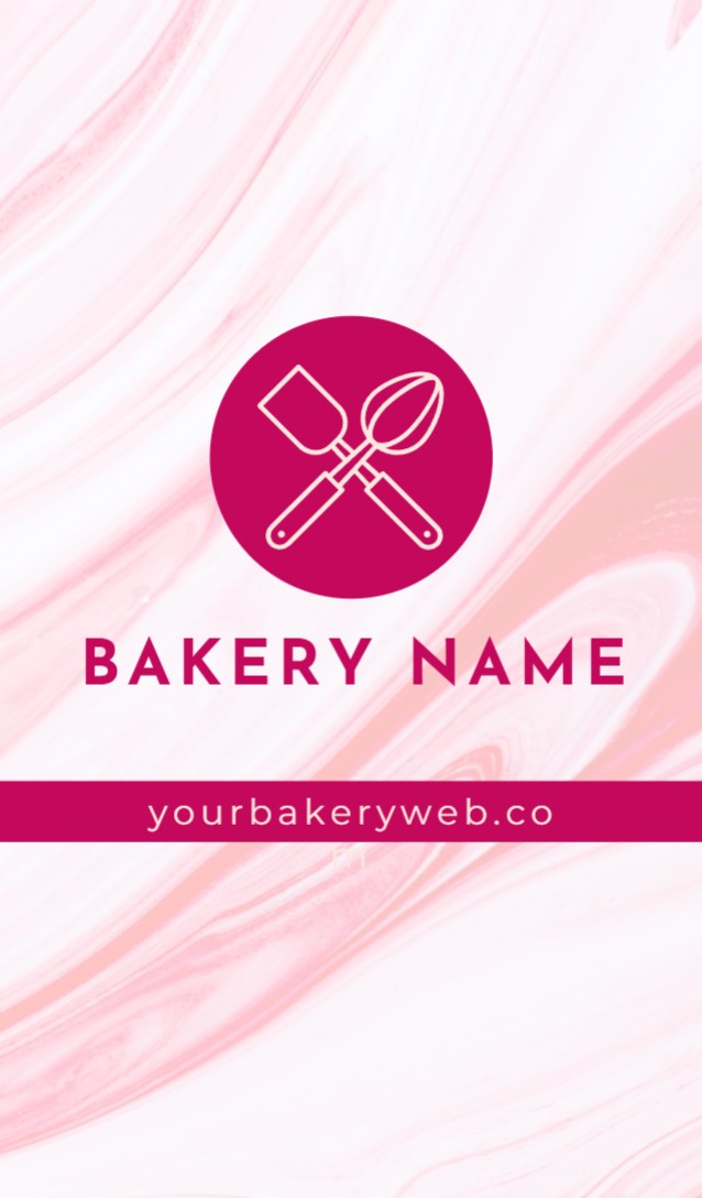 Deluxe Business card - Vertical (2 x 3.5)_Bakery 1