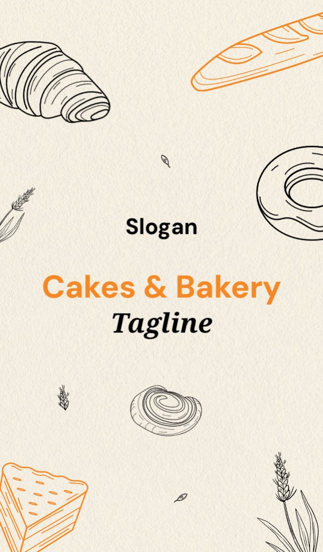 Deluxe Business card - Vertical (2 x 3.5)_Bakery 2