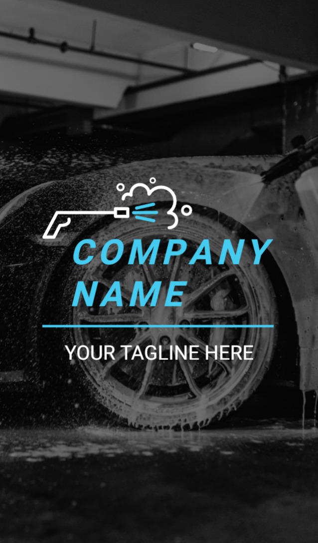 Deluxe Business card - Vertical (2 x 3.5)_Carwash 2