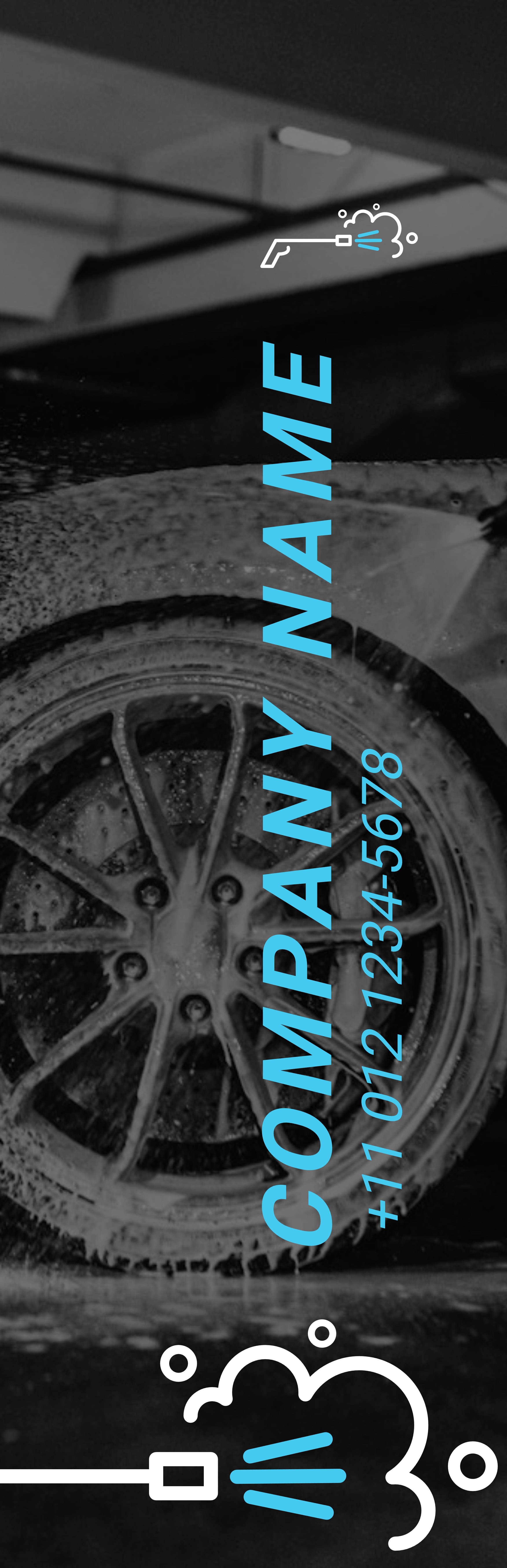 Feather Flag - Both Sides (10 ft.)_Carwash 2 