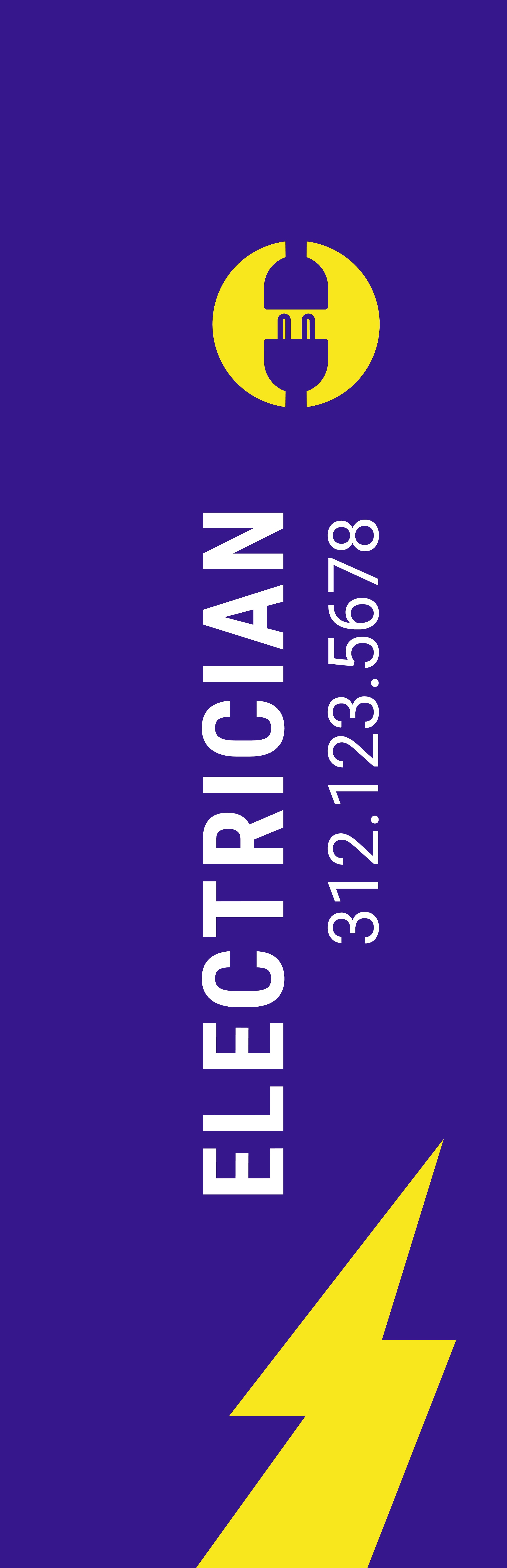 Feather Flag - Both Sides (10 ft.)_Electrician 1