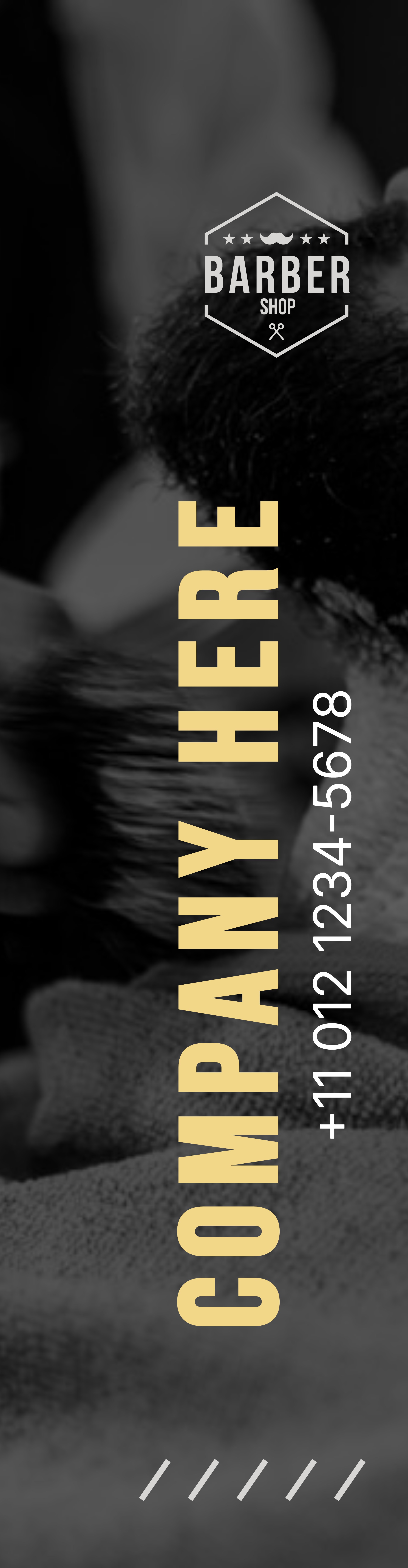 Feather Flag - Both Sides (12 ft.)_Barbershop 2 