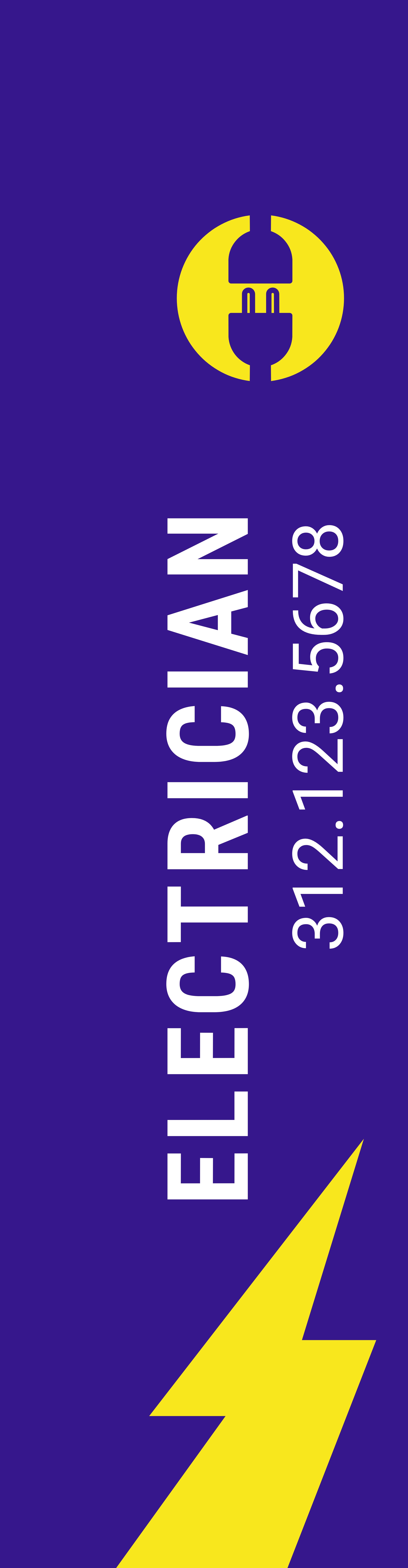 Feather Flag - Both Sides (12 ft.)_Electrician 1 