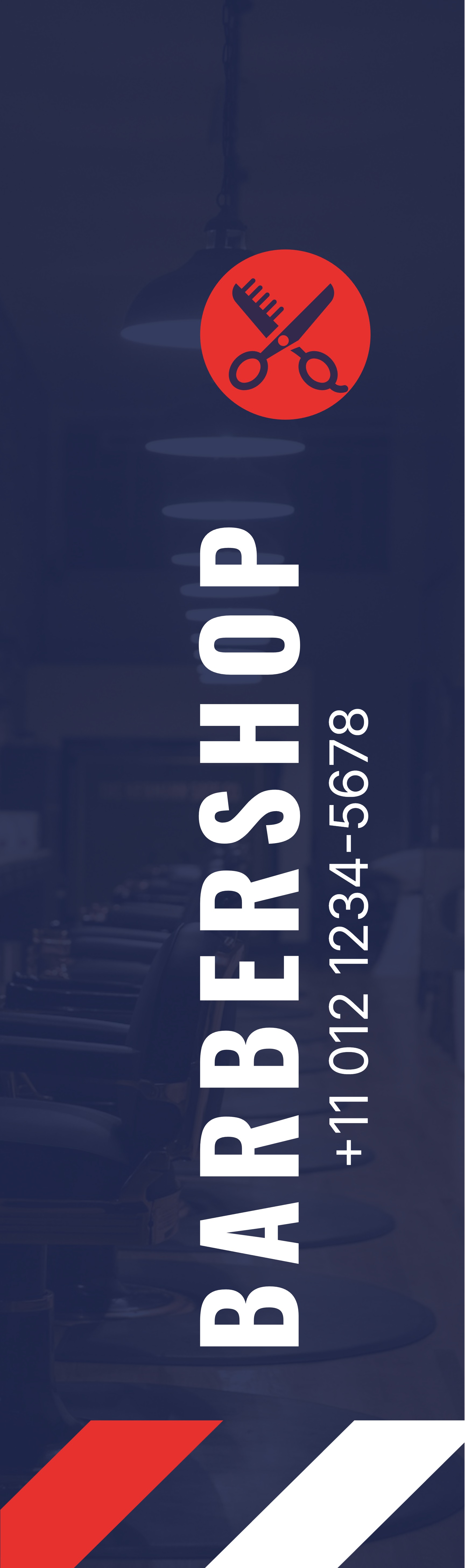 Feather Flag - Both Sides (8 ft.)_Barbershop 1