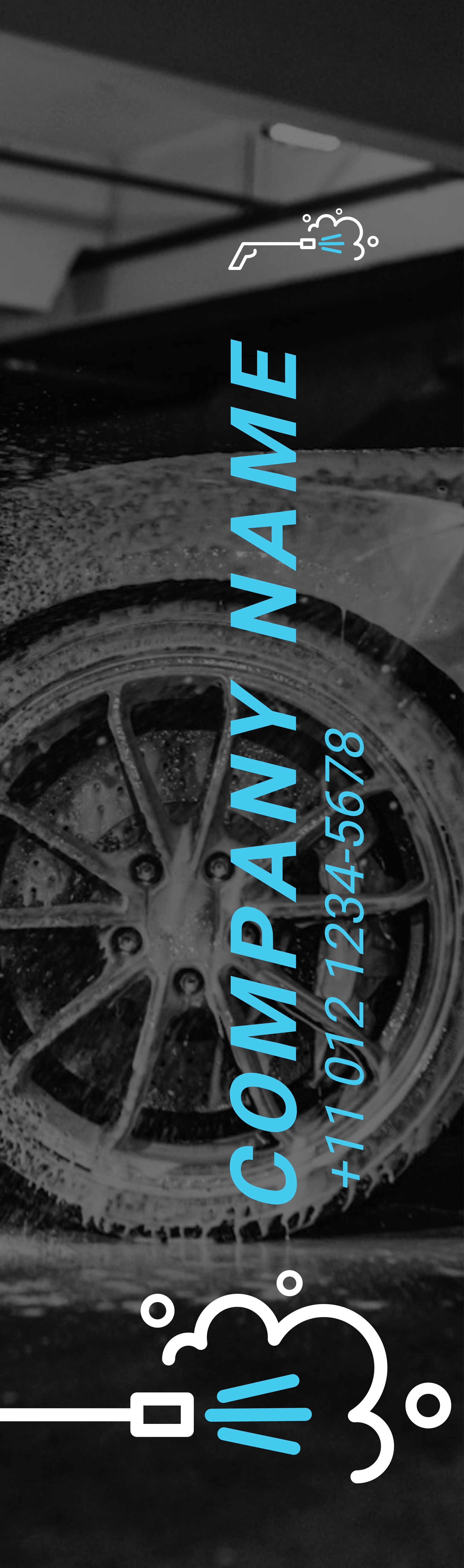 Feather Flag - Both Sides (8 ft.)_Carwash 2 