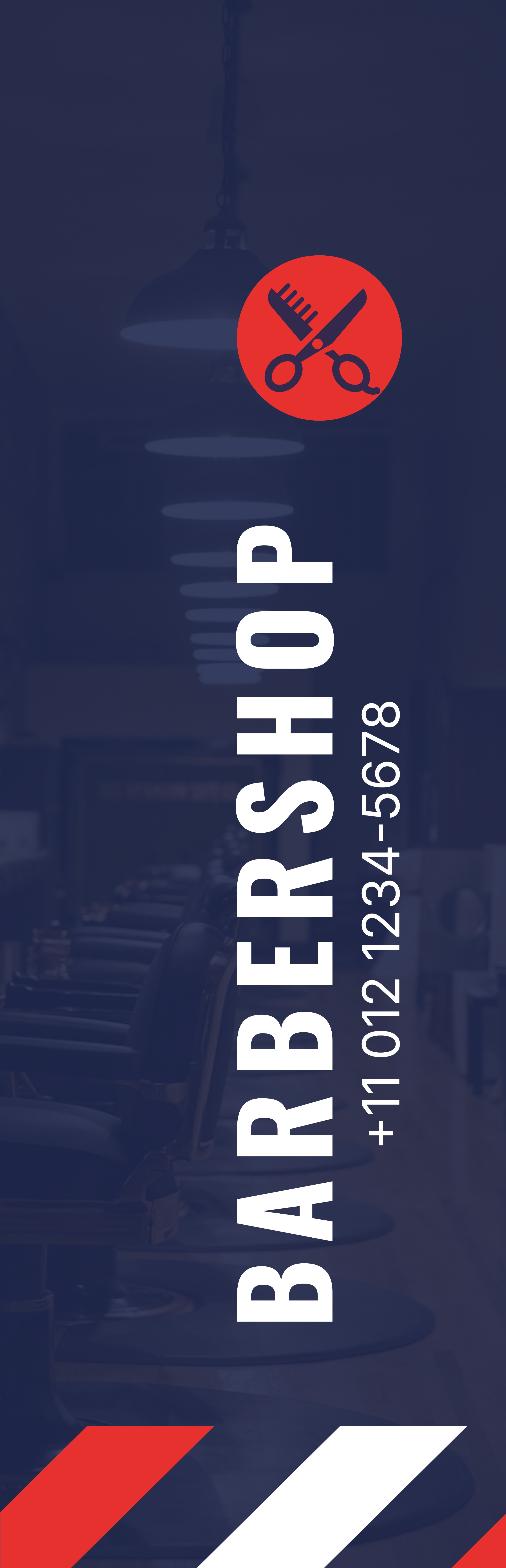 Feather Flag - Left Pole (10 ft.)_Barbershop 1