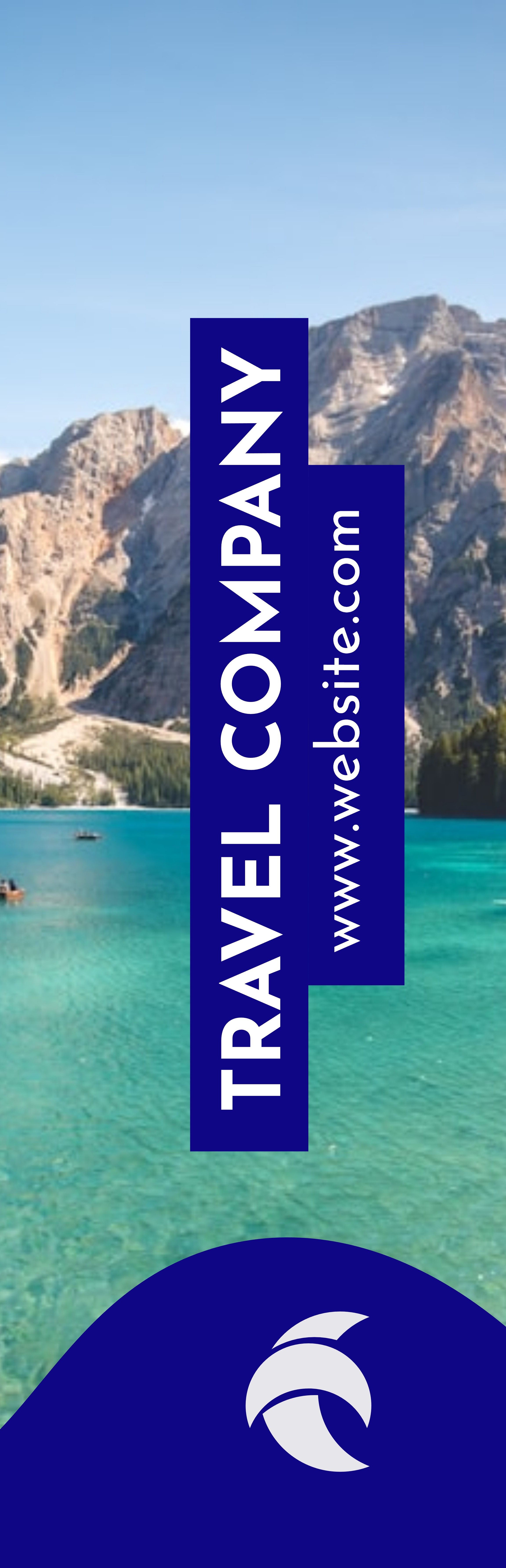 Feather Flag - Left Pole (10 ft.)_Travel Agency 1