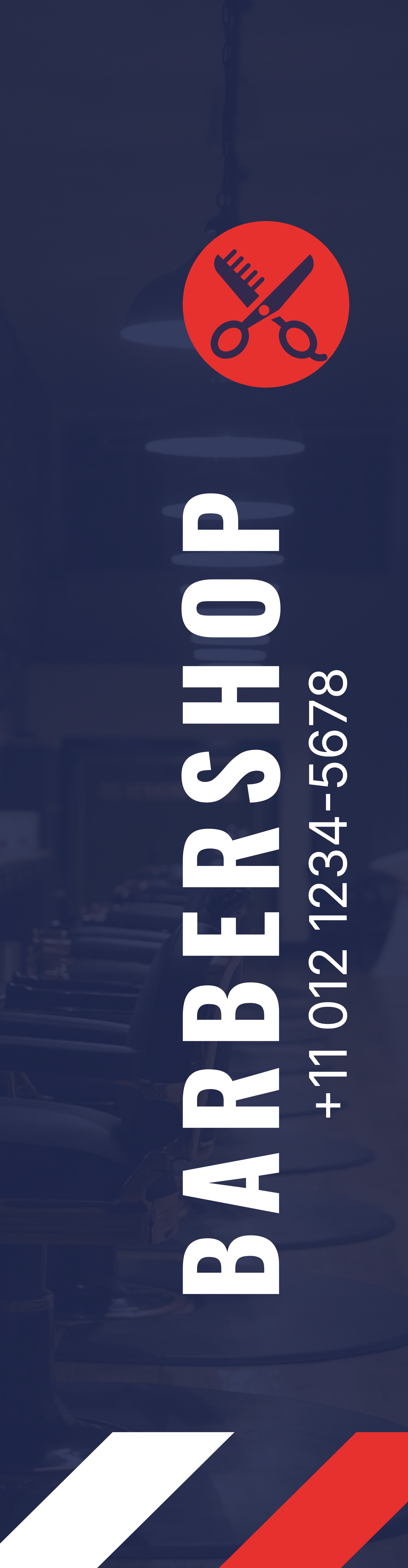 Feather Flag - Left Pole (12 ft.)_Barbershop 1