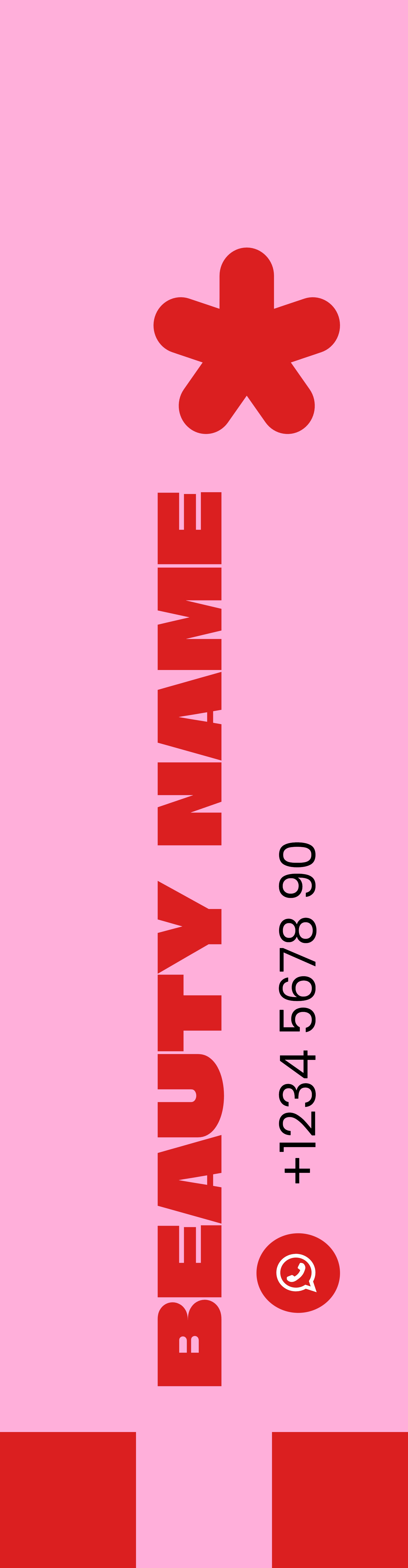 Feather Flag - Left Pole (12 ft.)_Beauty Spa 3