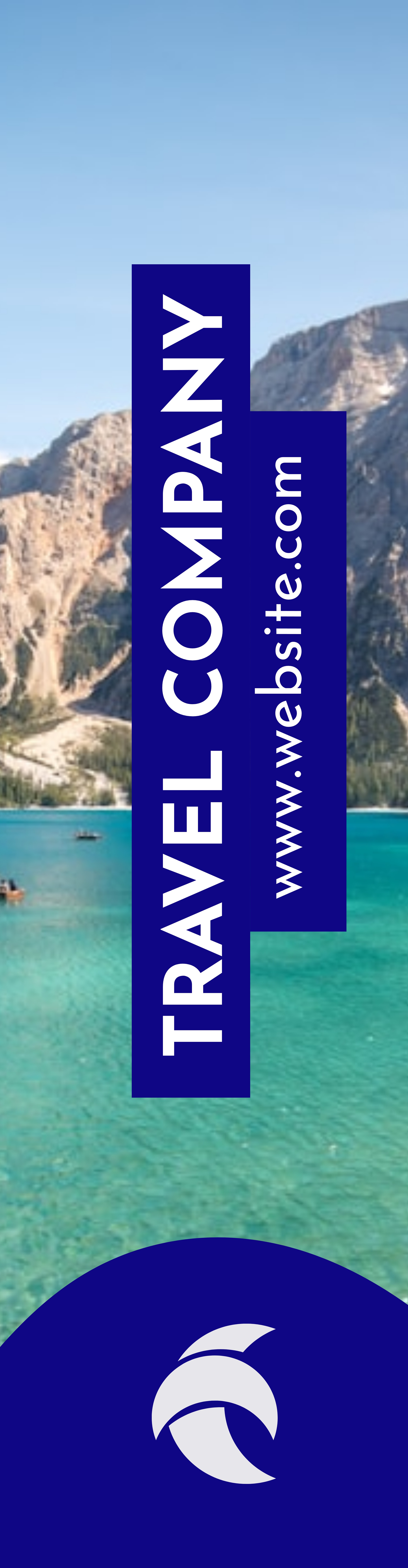 Feather Flag - Left Pole (12 ft.)_Travel Agency 1