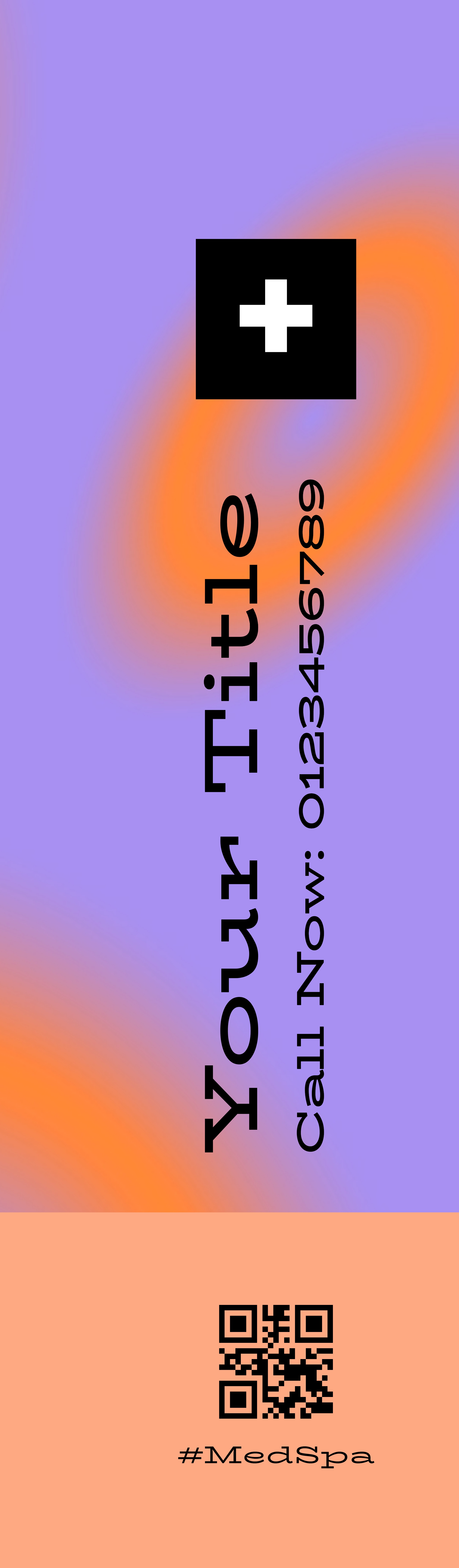 Feather Flag - Left Pole (12ft. Jumbo)_Med Spa 3