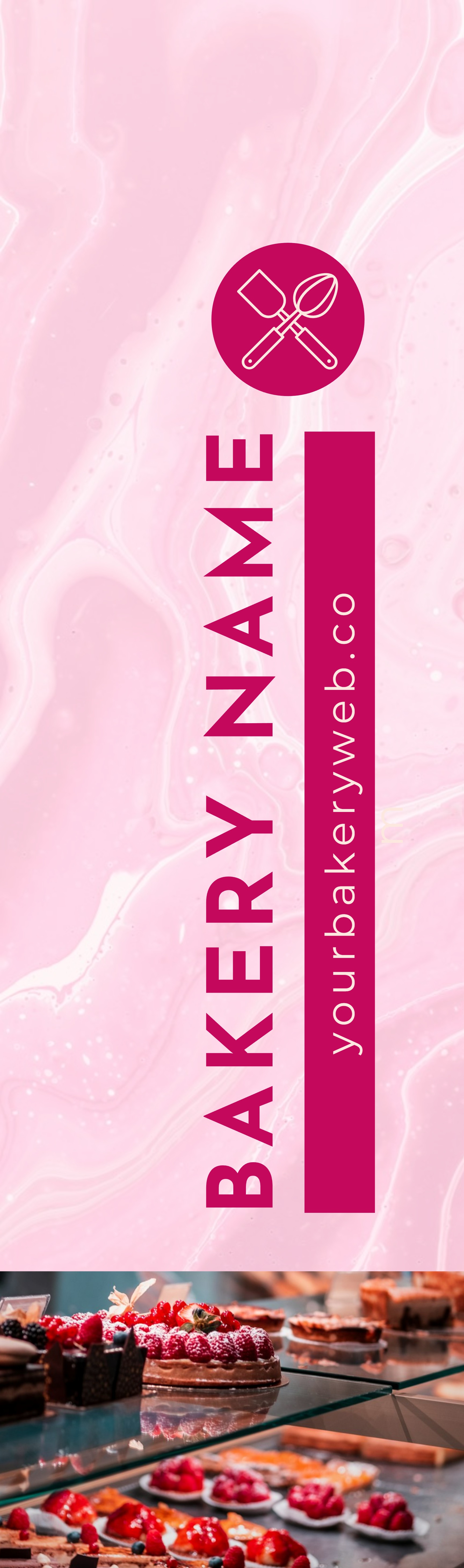 Feather Flag - Left Pole (8 ft.)_Bakery 1