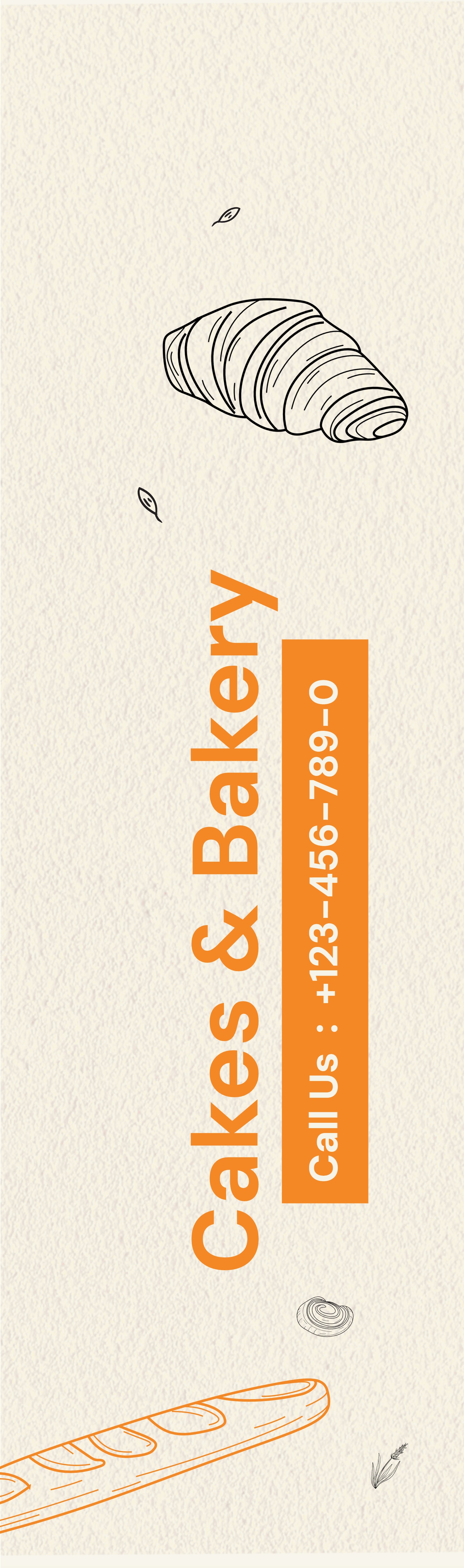 Feather Flag - Left Pole (8 ft.)_Bakery 2