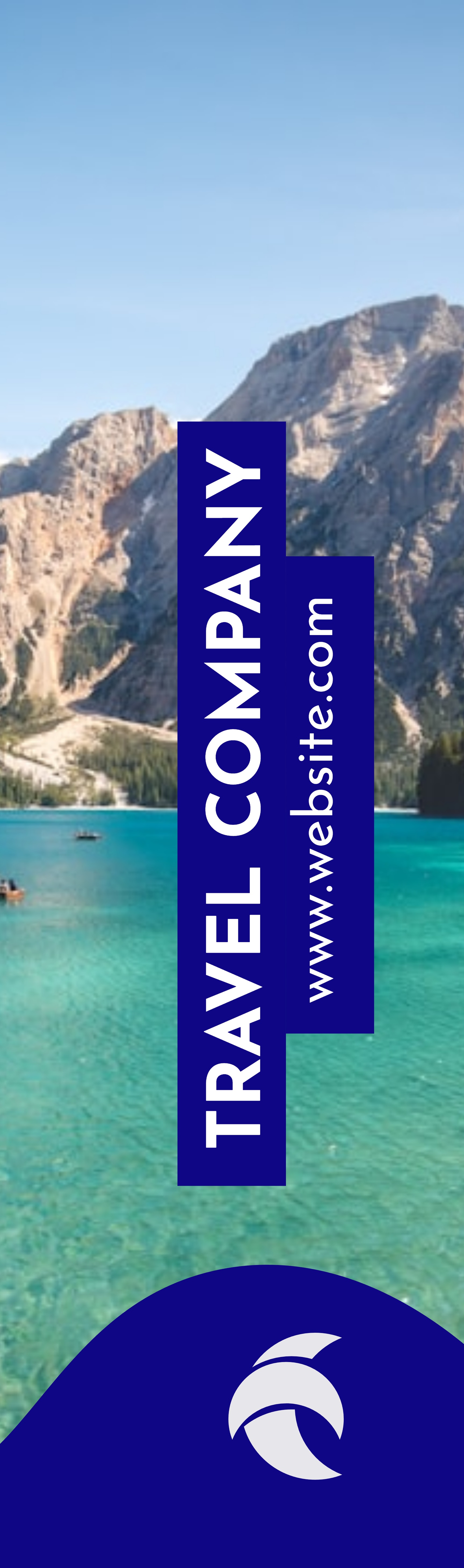 Feather Flag - Left Pole (8 ft.)_Travel Agency 1