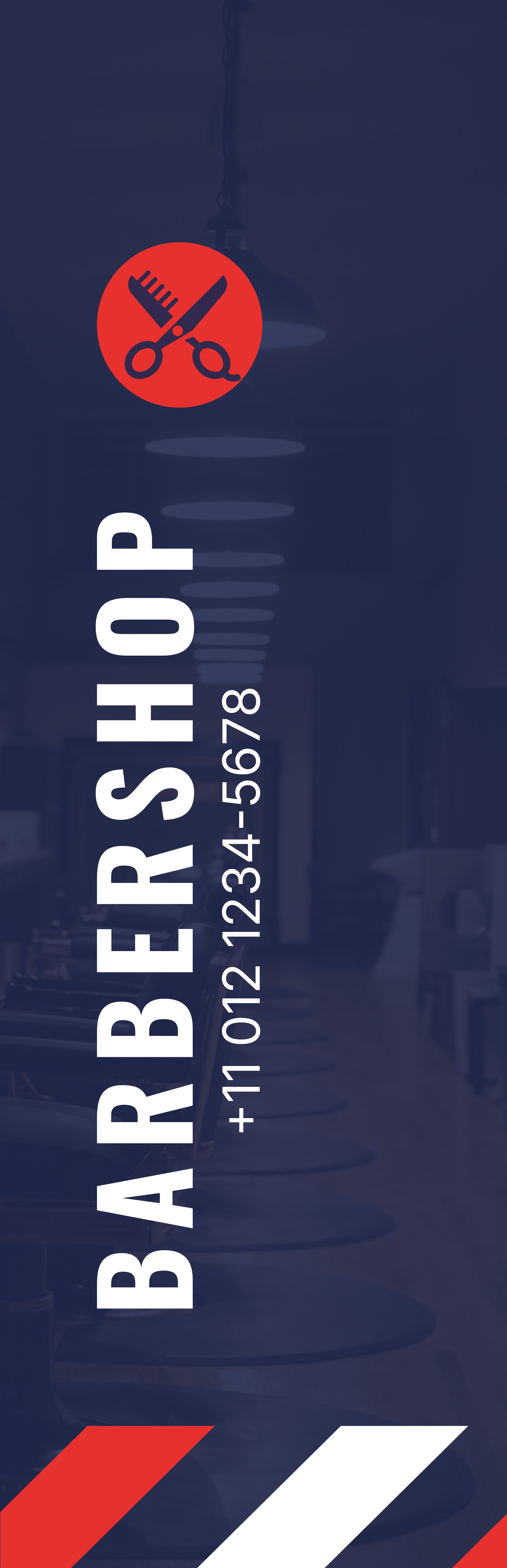 Feather Flag - Right Pole (10 ft.)_Barbershop 1 