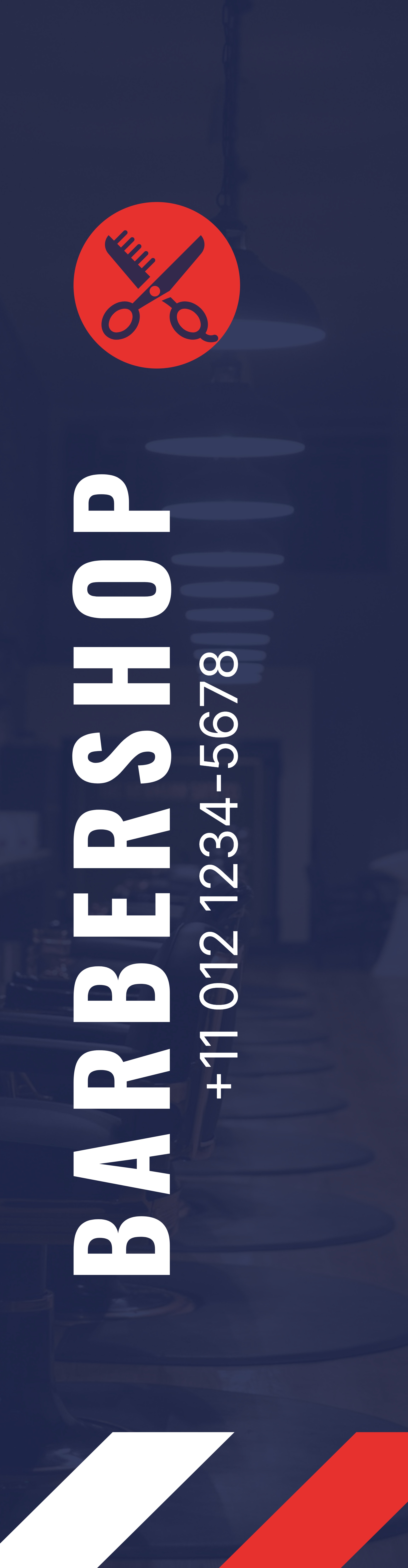 Feather Flag - Right Pole (12 ft.)_Barbershop 1