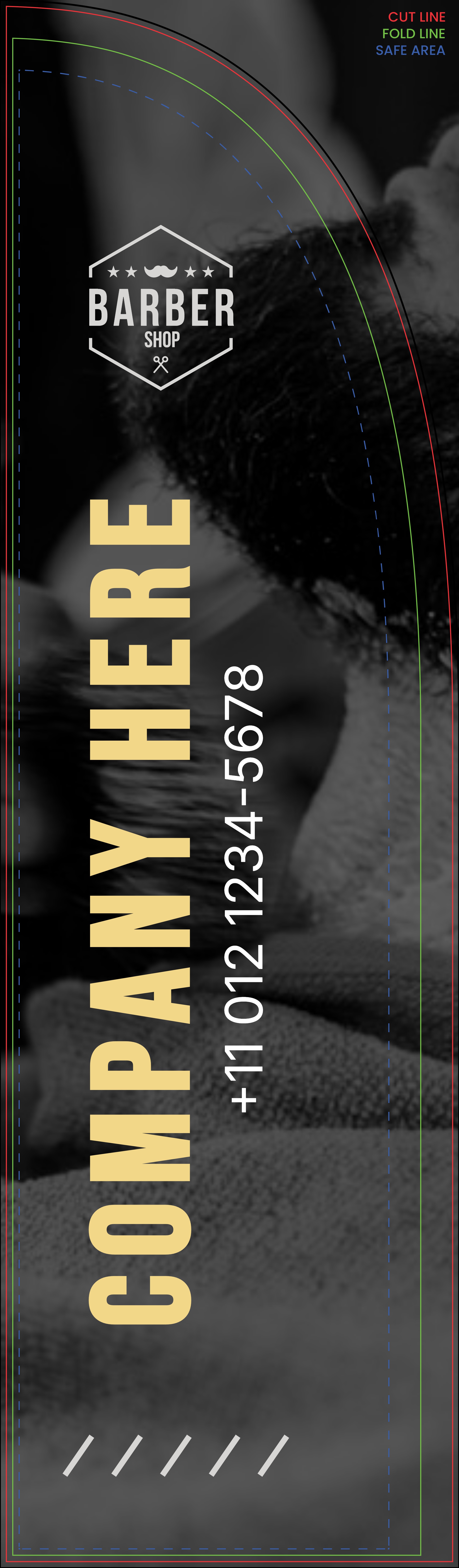 Feather Flag - Right Pole (12ft. Jumbo)_Barbershop 2 