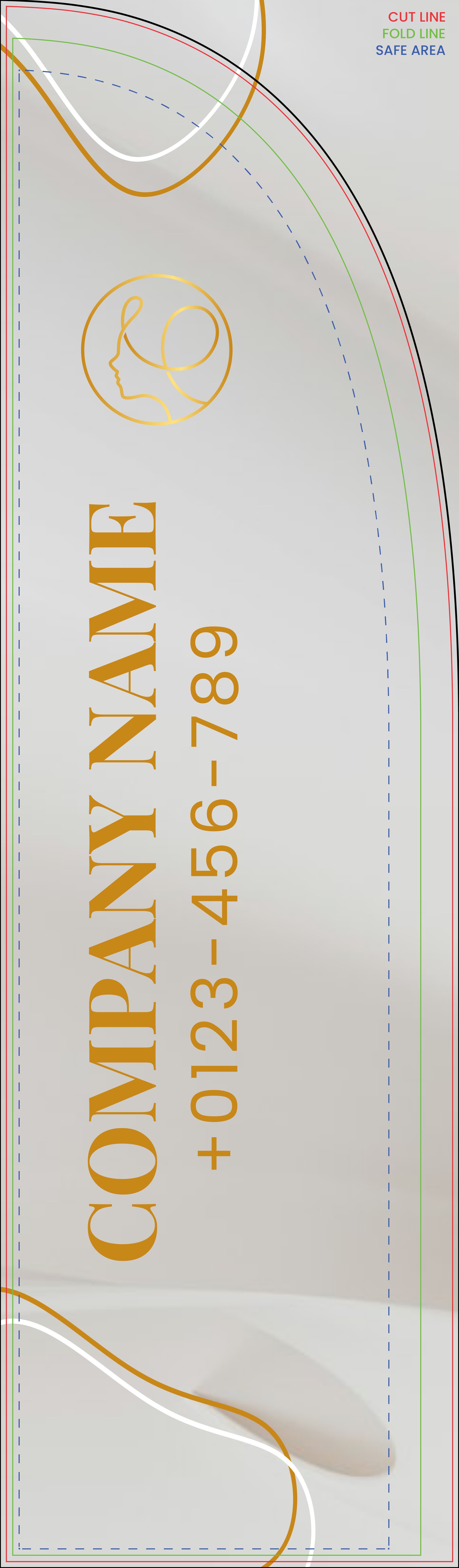 Feather Flag - Right Pole (12ft. Jumbo)_Beauty Spa 2 