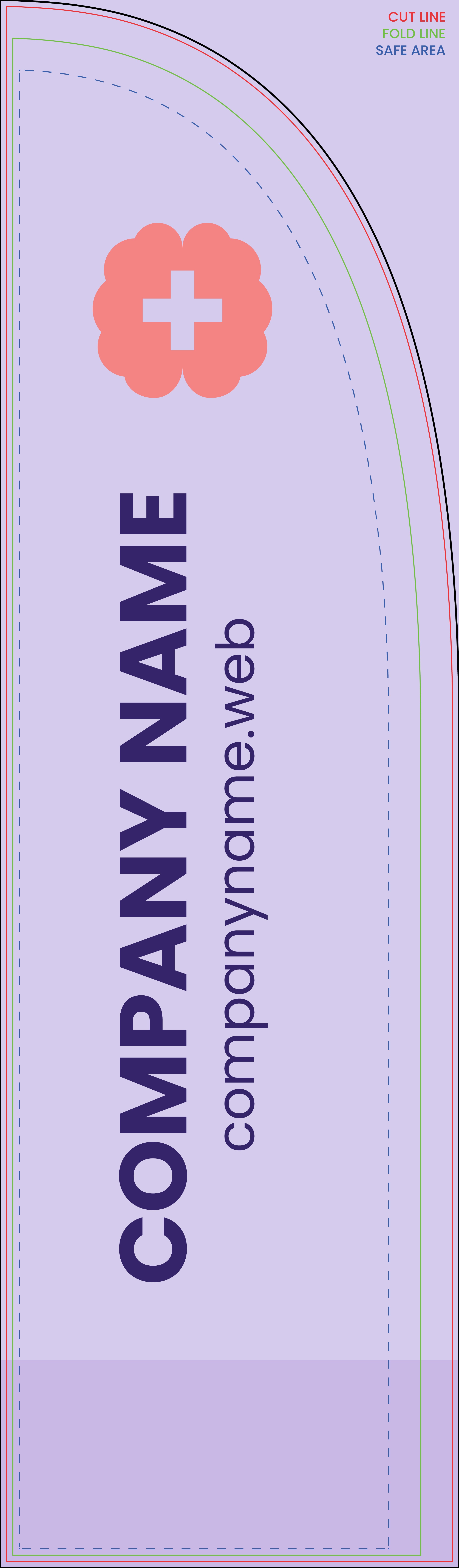 Feather Flag - Right Pole (12ft. Jumbo)_Med Spa 1 