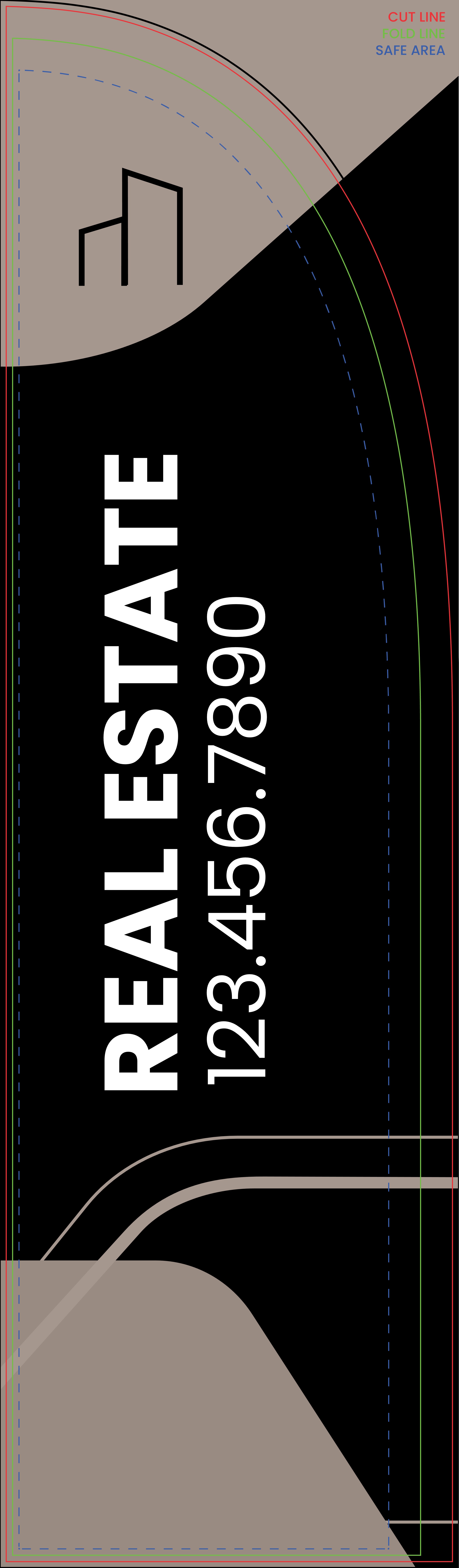 Feather Flag - Right Pole (12ft. Jumbo)_Realtors 2 