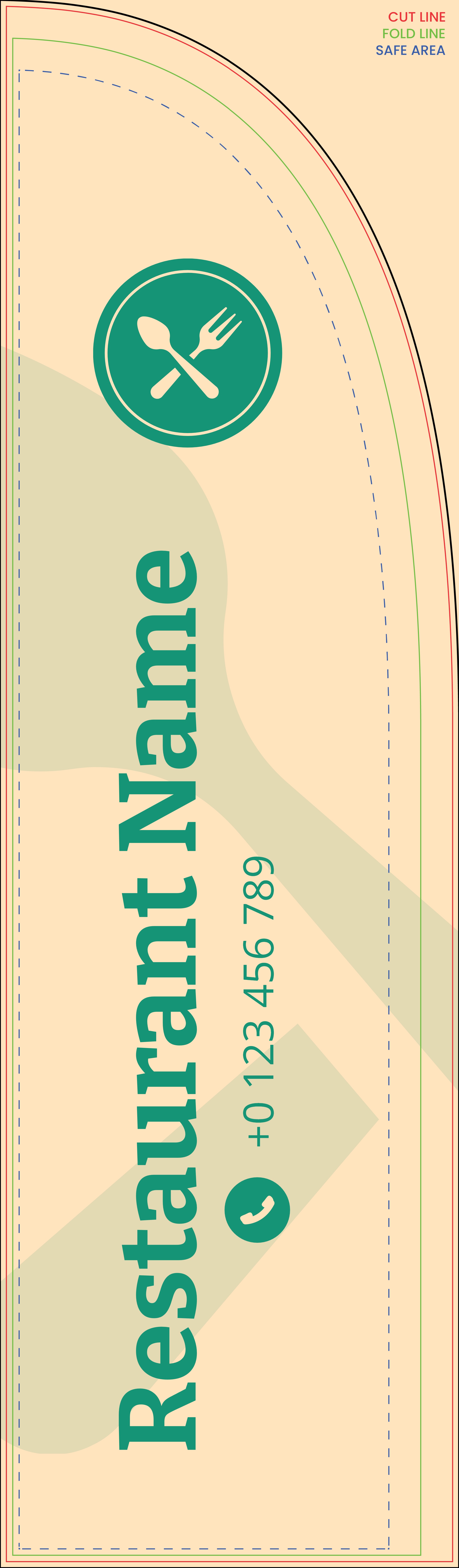 Feather Flag - Right Pole (12ft. Jumbo)_Restaurant 2 