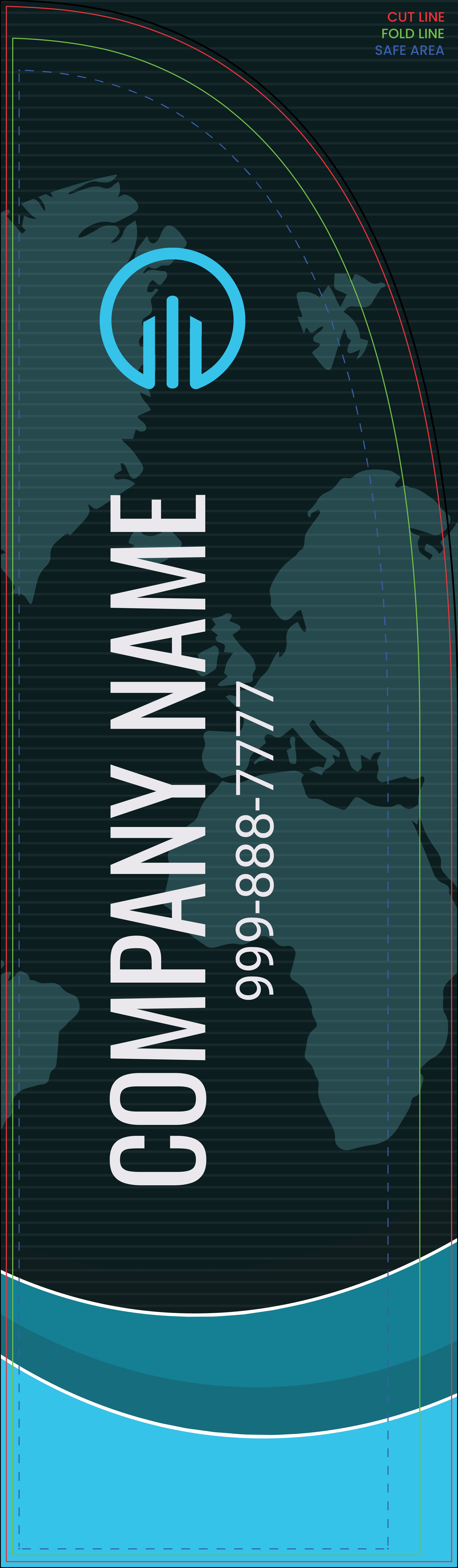 Feather Flag - Right Pole (12ft. Jumbo)_Travel Agency 2 