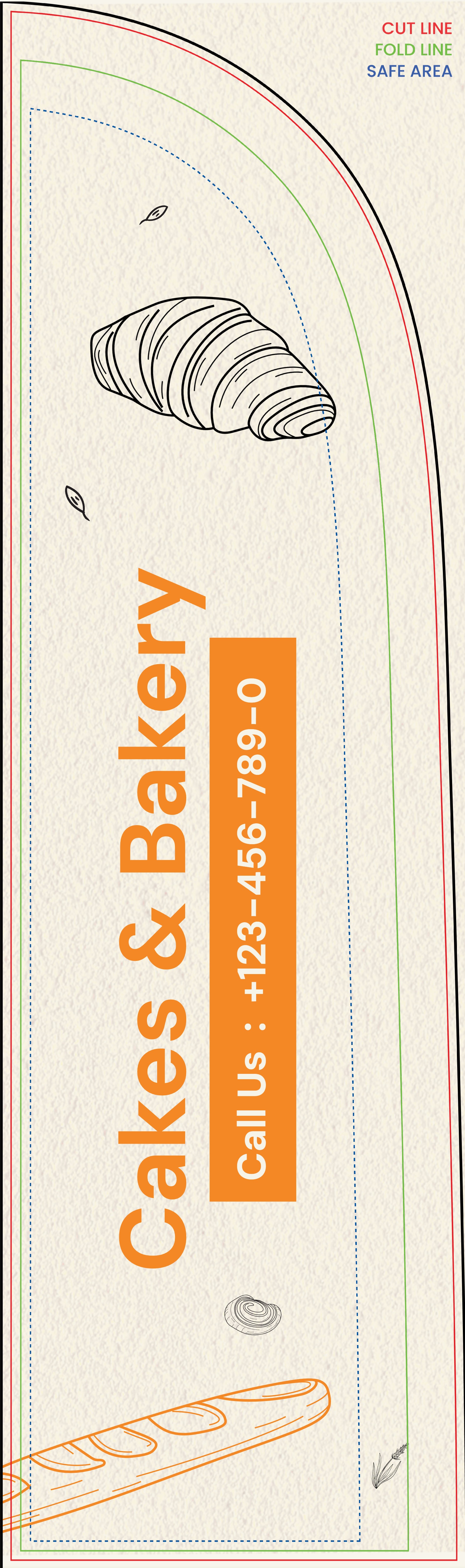 Feather Flag - Right Pole (8 ft.)_Bakery 2