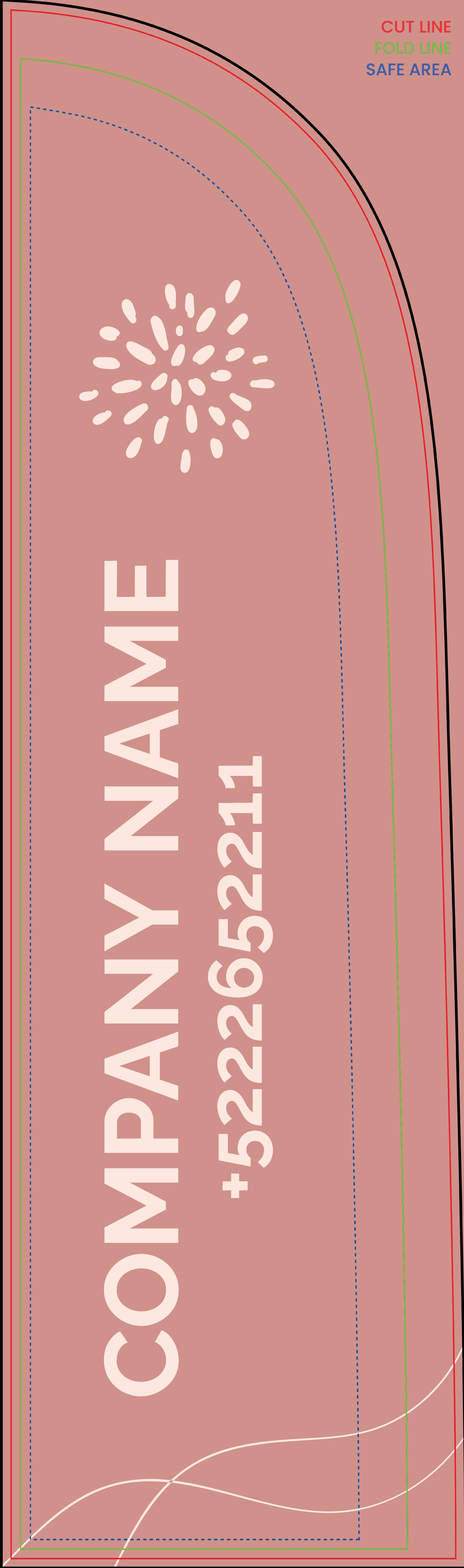 Feather Flag - Right Pole (8 ft.)_Beauty Spa 1