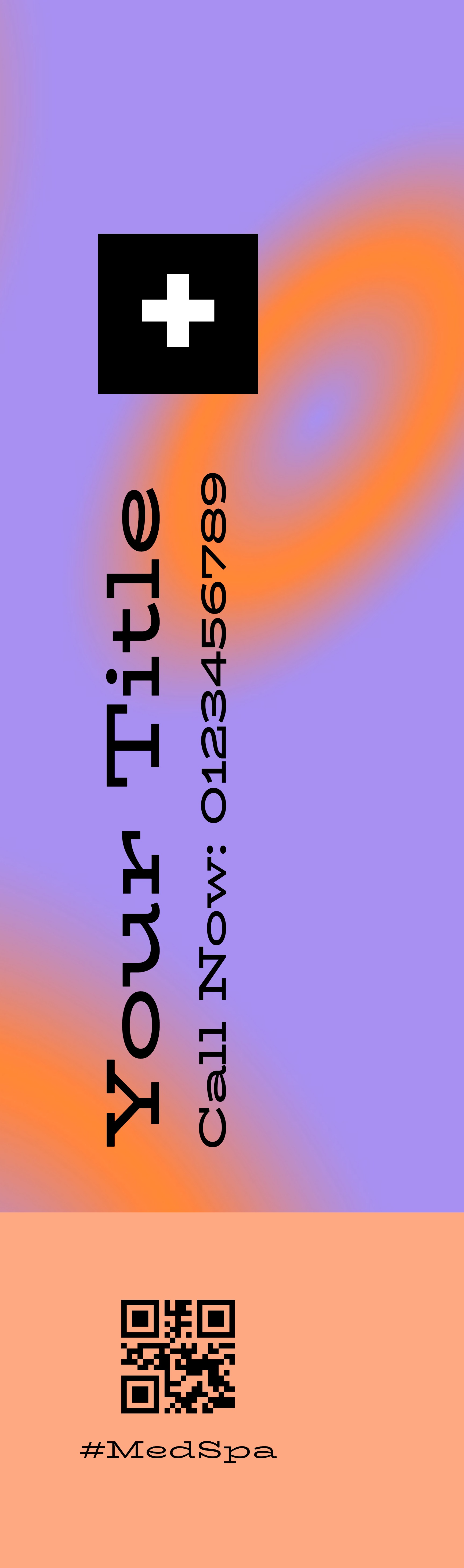 Feather Flag - Right Pole (8 ft.)_Med Spa 3