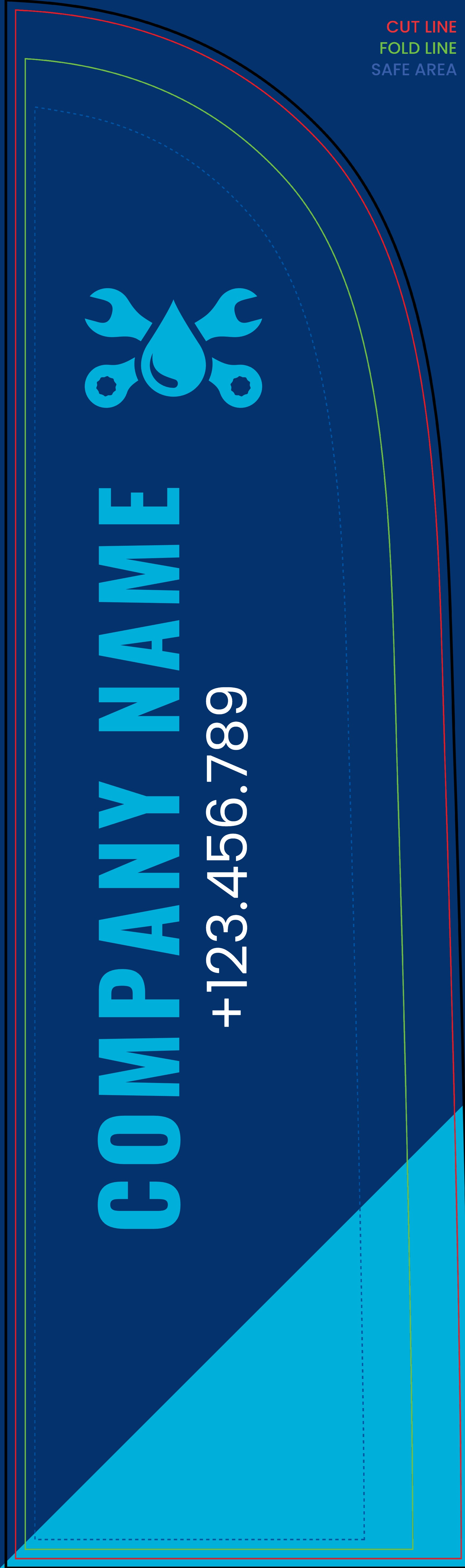 Feather Flag - Right Pole (8 ft.)_Plumbing 1