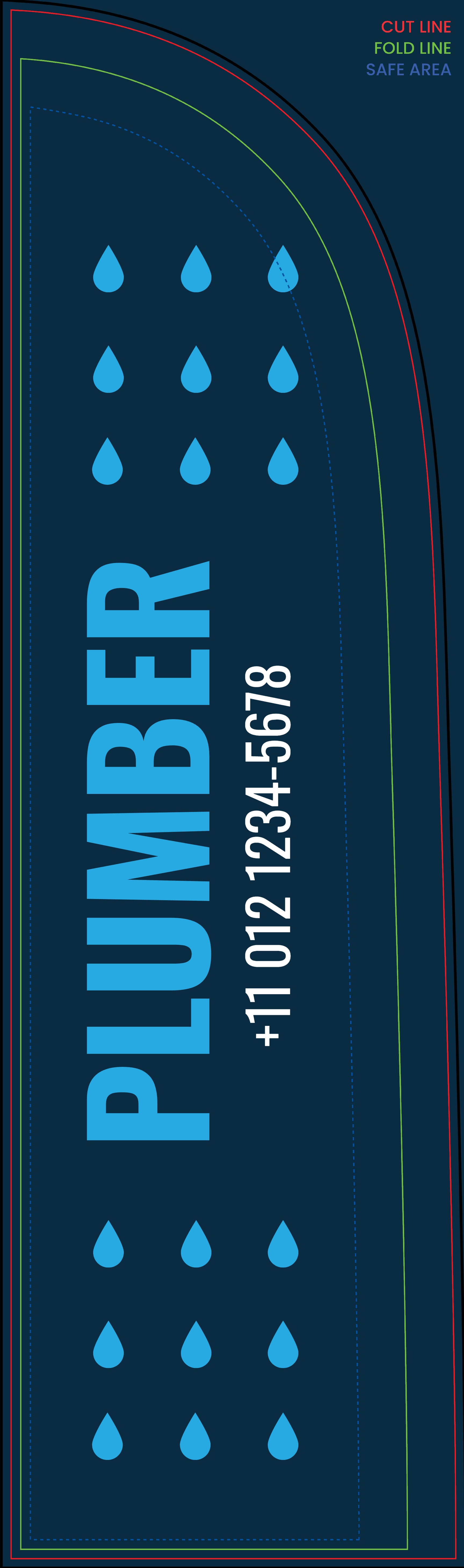 Feather Flag - Right Pole (8 ft.)_Plumbing 2 