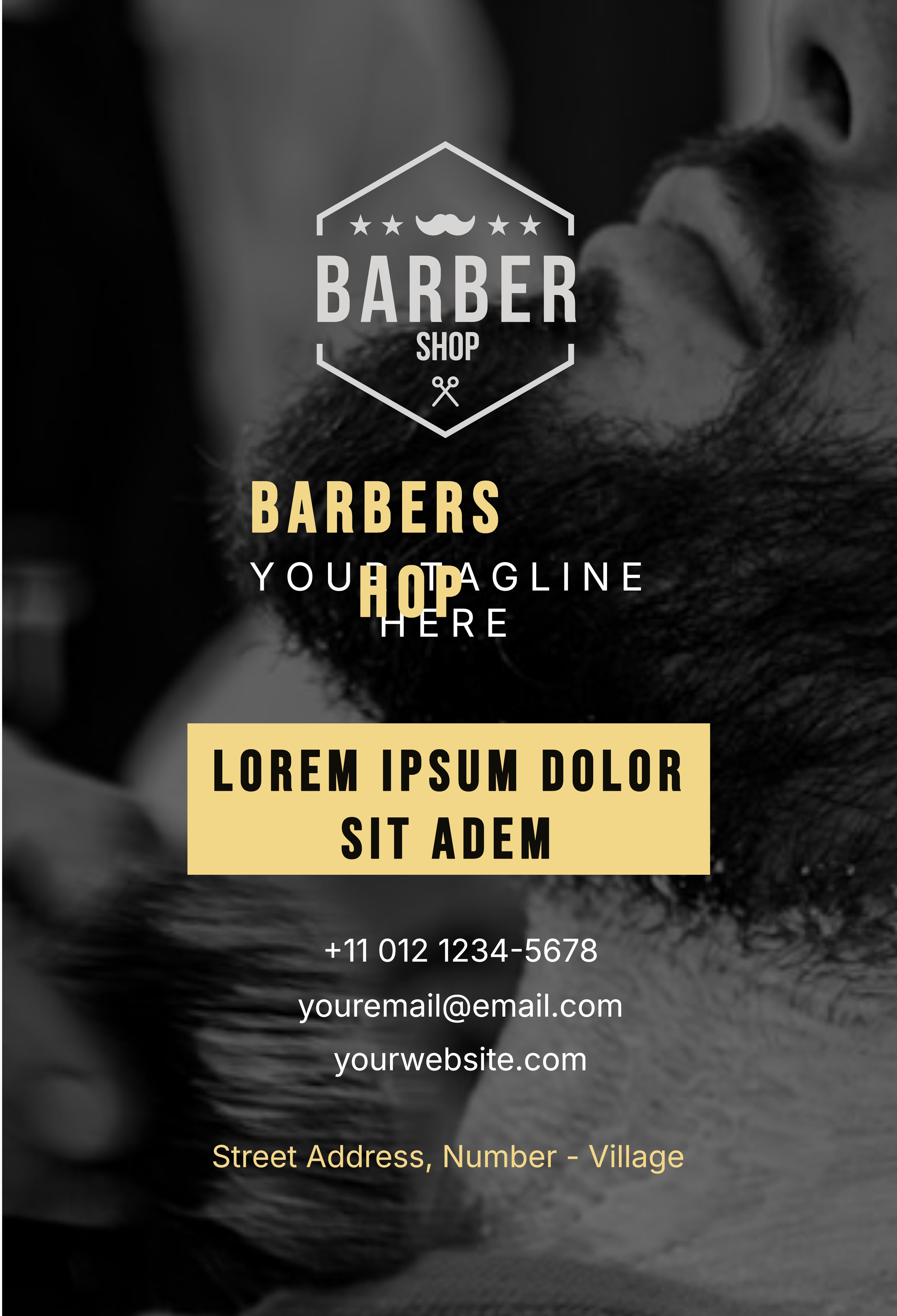 Festive A-frame (24 x 36)_Barbershop 2