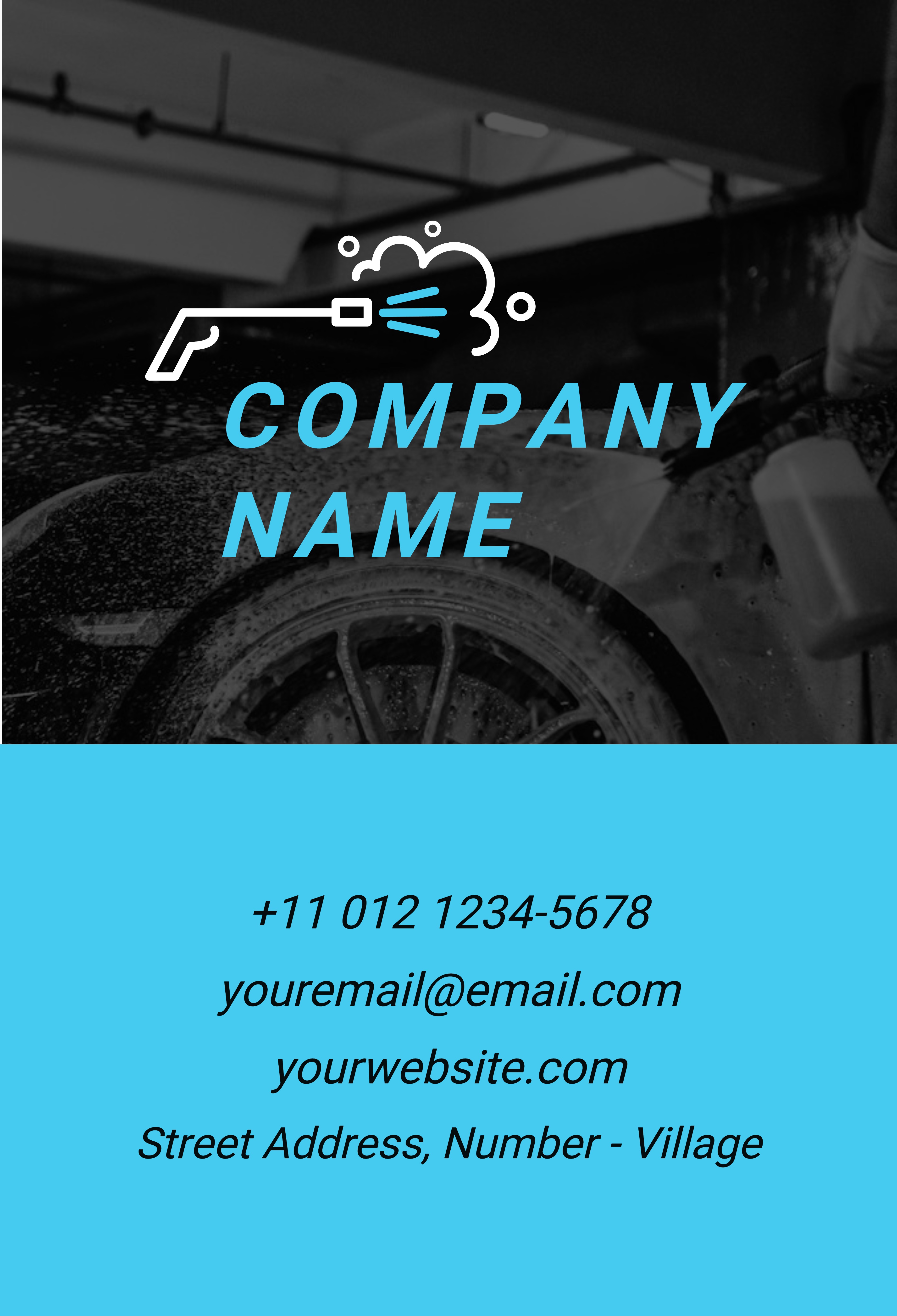 Festive A-frame (24 x 36)_Carwash 2